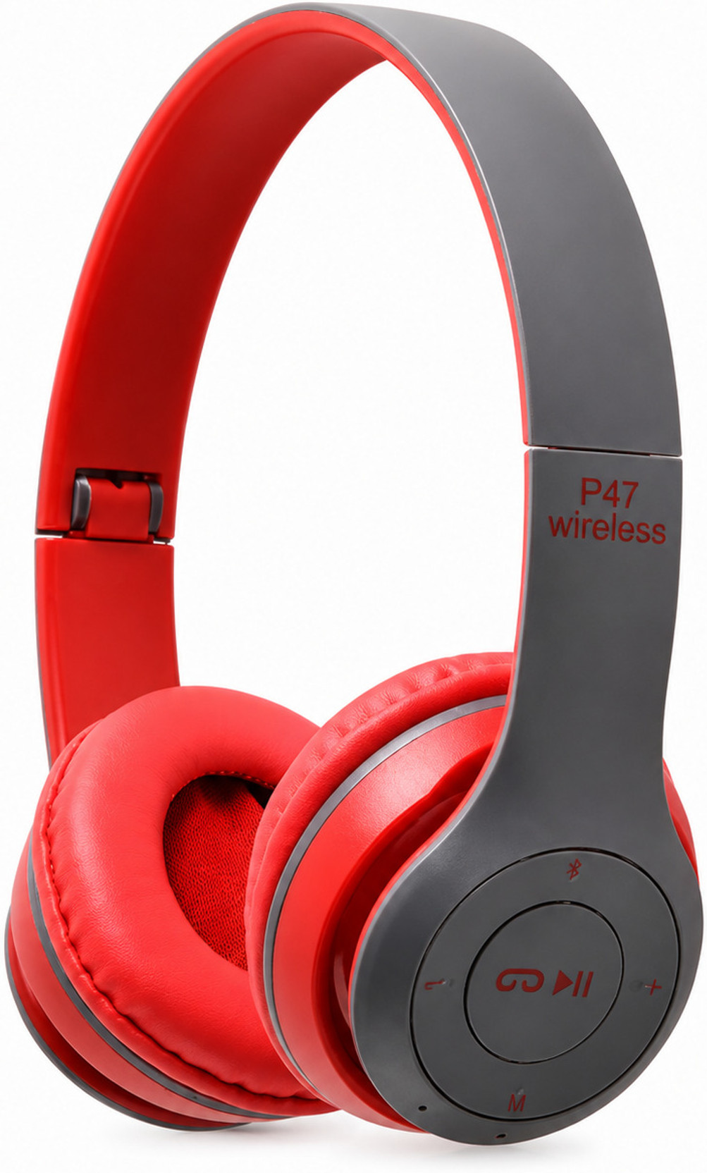 TheLazuliStore P47 Wireless Bluetooth Headphones with Foldable Design, Comfortable Ear Cushions Bluetooth & Wired