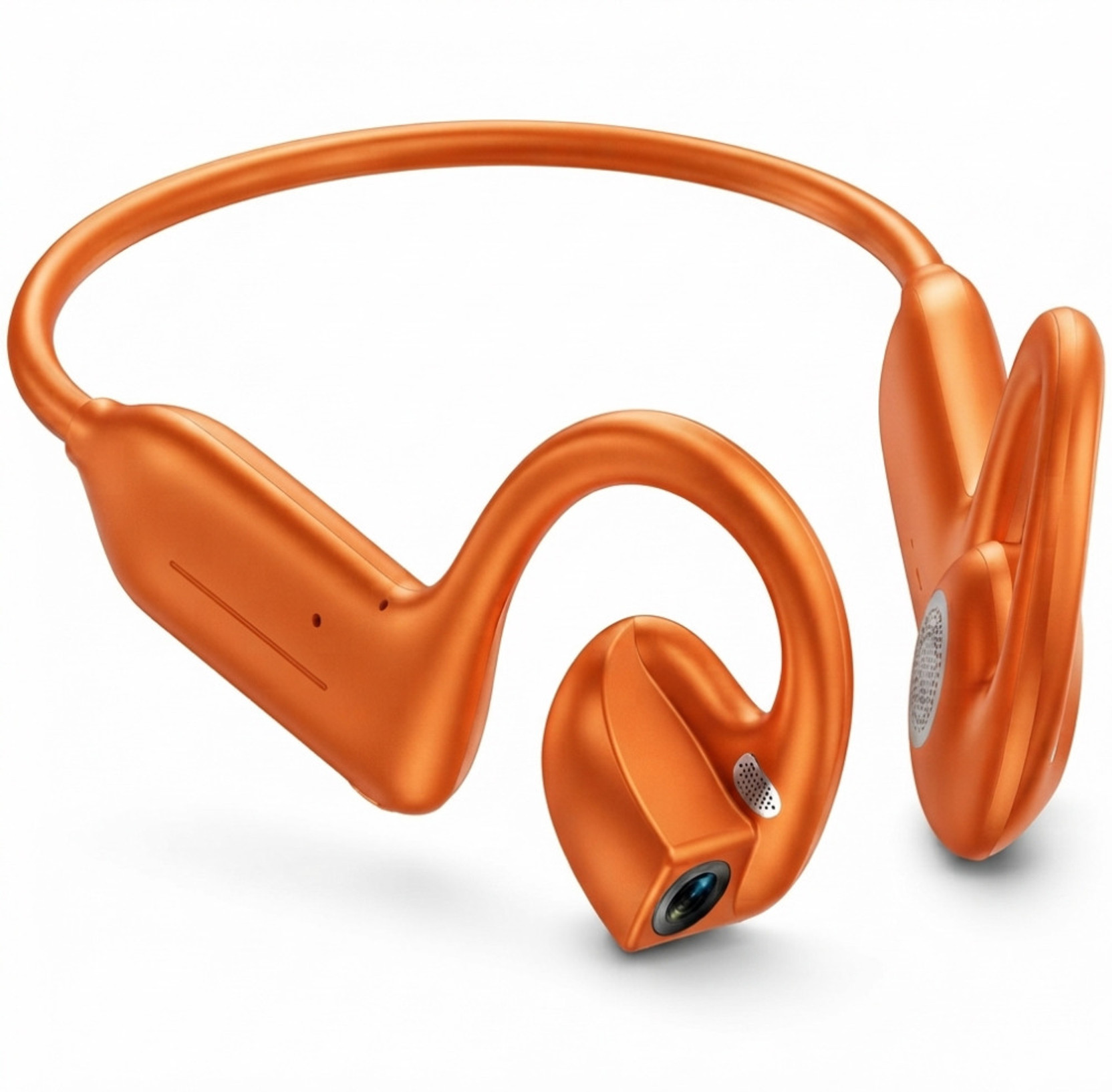 Maizic Smarthome Ask AI Translator Open Ear Headphones with 8MP Camera, 1080P Video Bluetooth