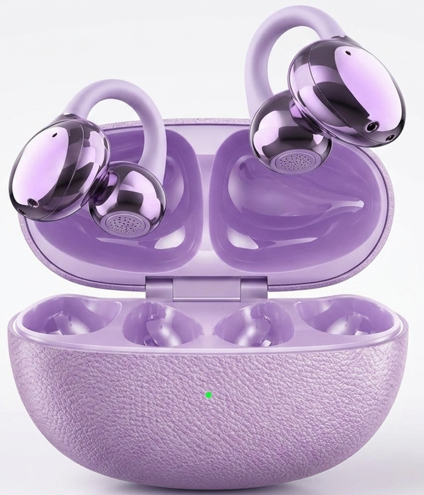 Voom Air Clips OWS Earbuds 12mm Custom Drivers 360 Spatial Audio Quad Mic ENC Headset Bluetooth