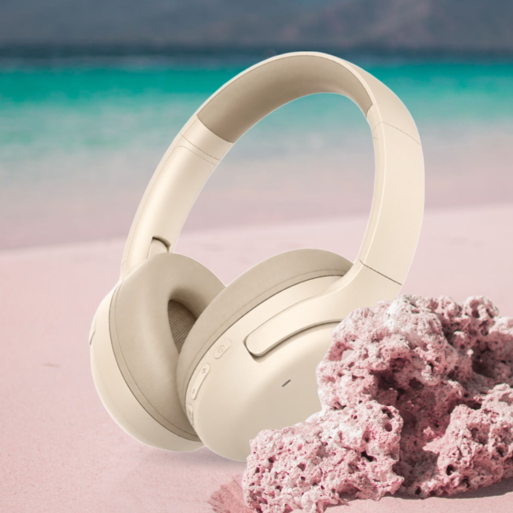 TULUA 40H Play Super Bass ANC BT Wireless Headphone with Mic Foldable Design & Aux P28 Bluetooth & Wired