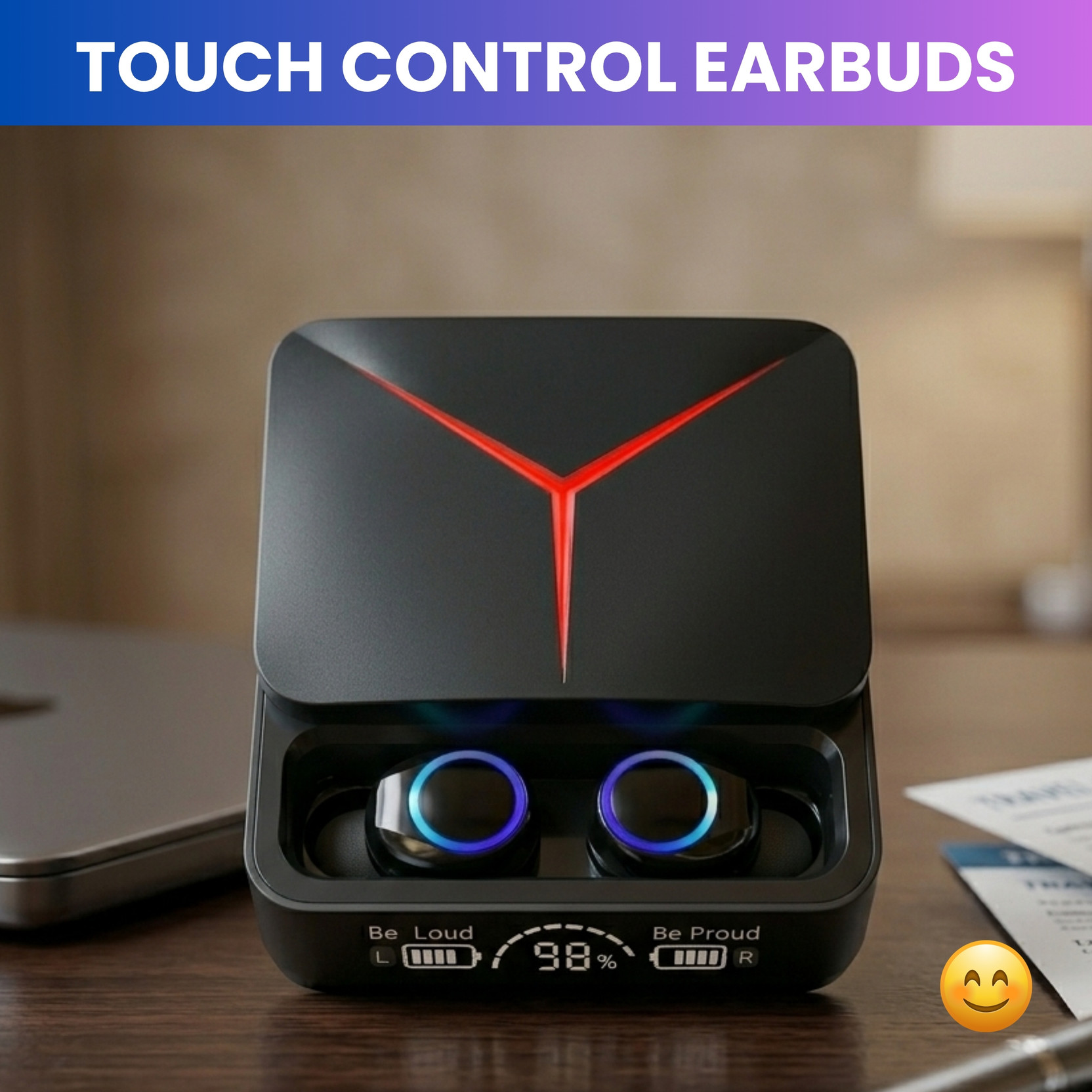GUGGU Bluetooth Earbuds with Low Latency Gaming Mode and HD Audio BZ486 Bluetooth