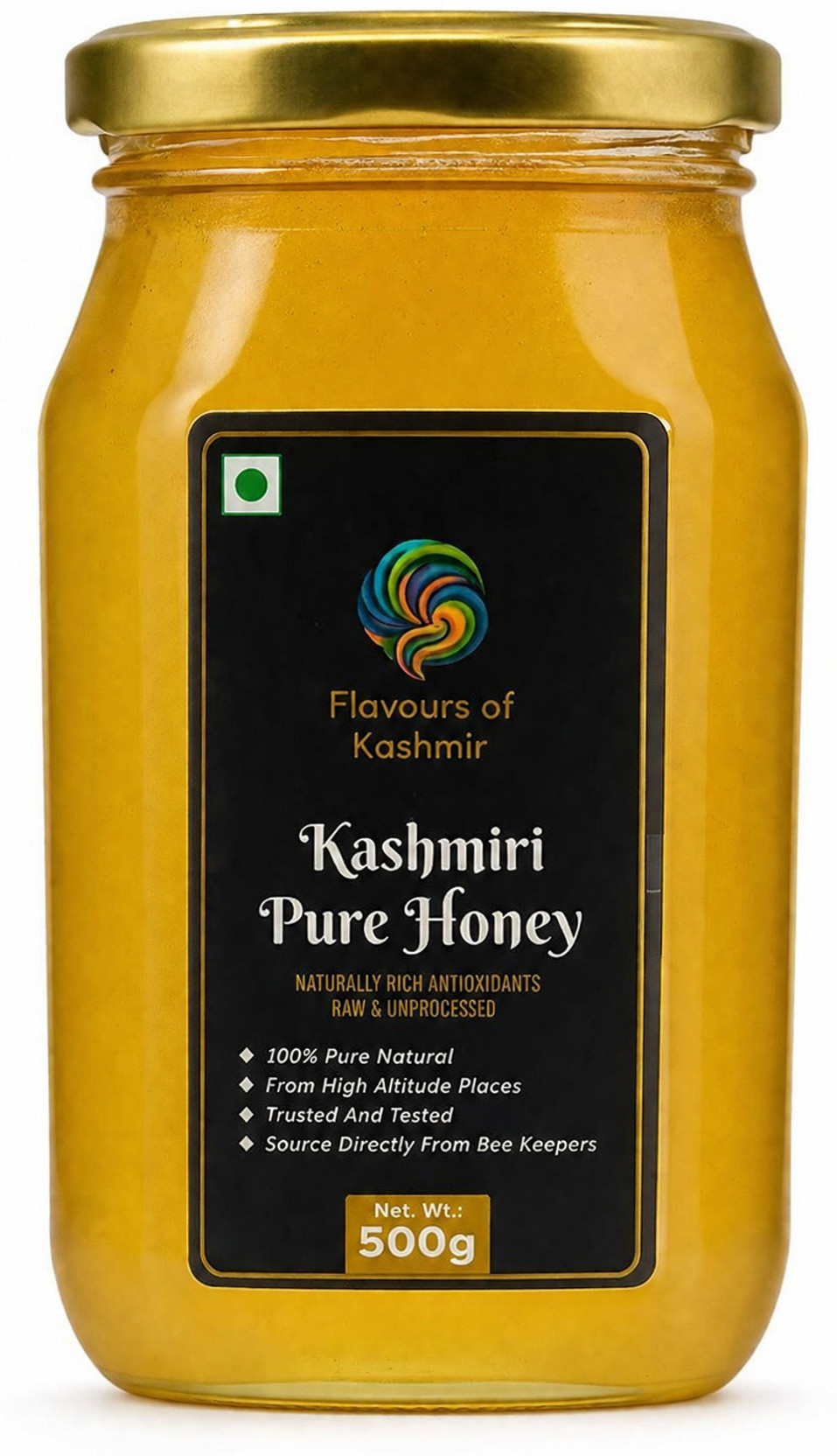 flavours of KASHMIR Pure Honey No Sugar Adulteration Raw & Unprocessed Rich in Antioxidants