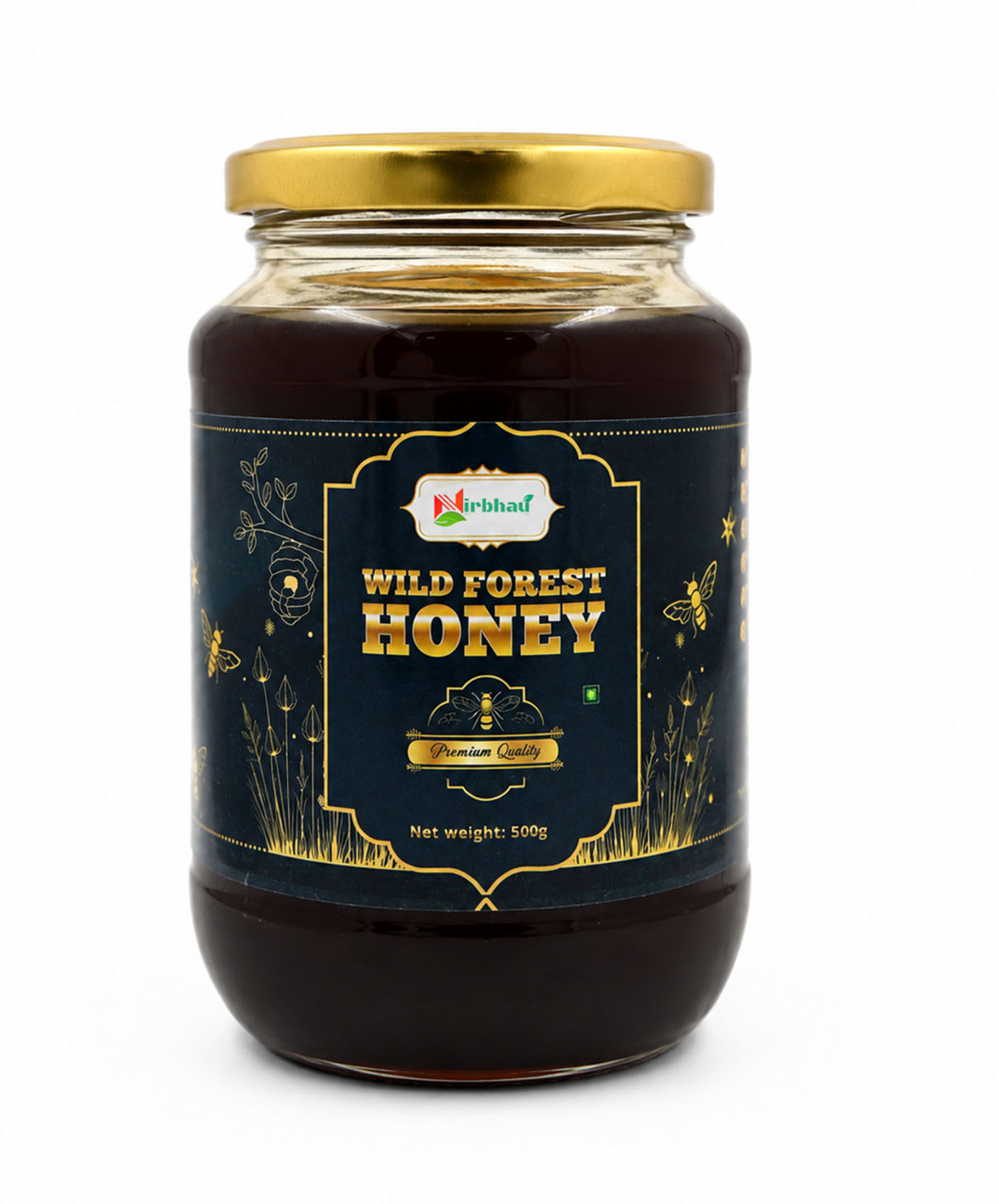 nirbhau Wild Forest Honey, Rich in Antioxidants | Daily Wellness and Immunity Support