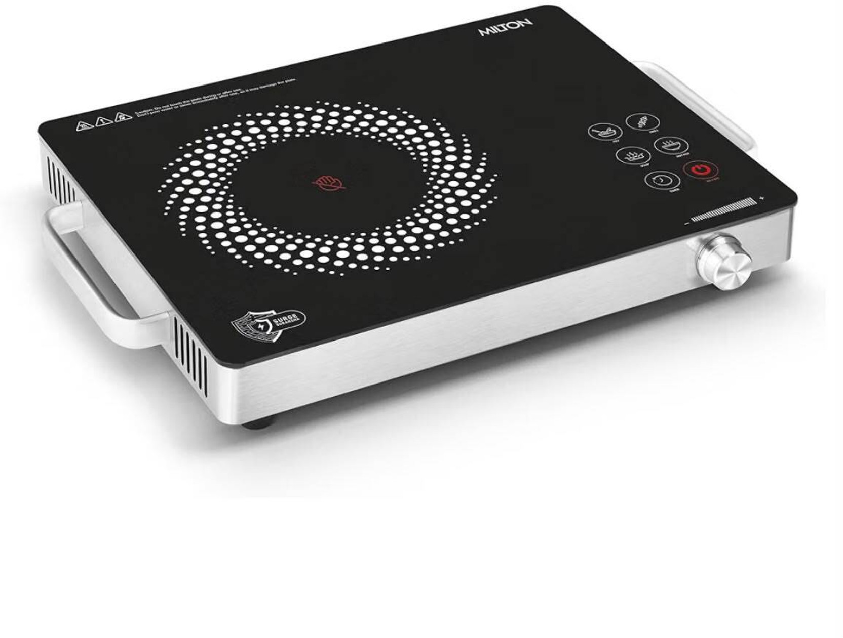 MILTON 2000 W Infrared Cooktop Touch Panel