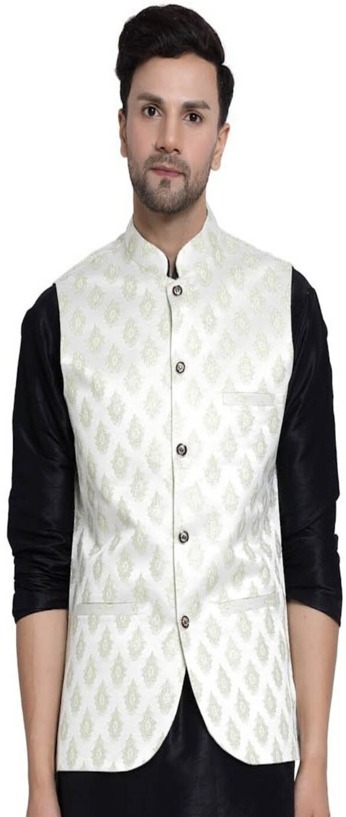 Men Printed Nehru Jacket