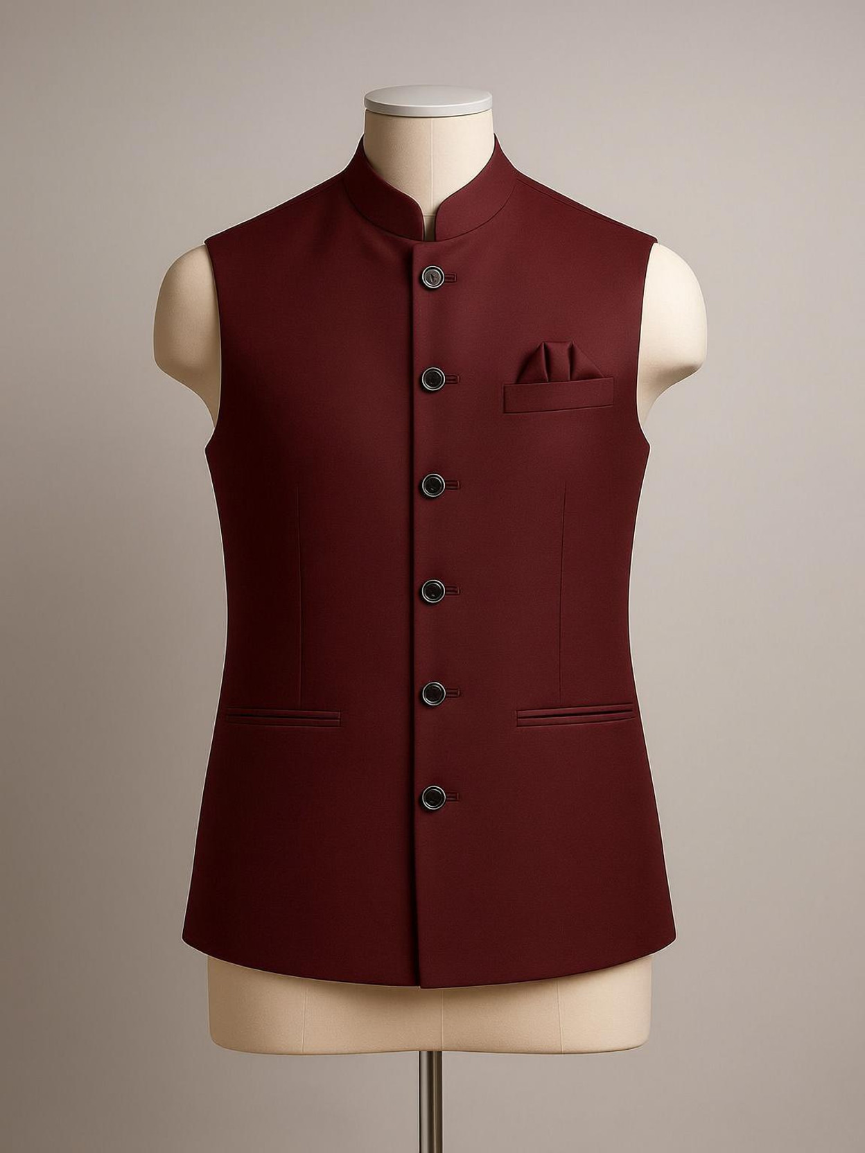 Men Solid Nehru Jacket