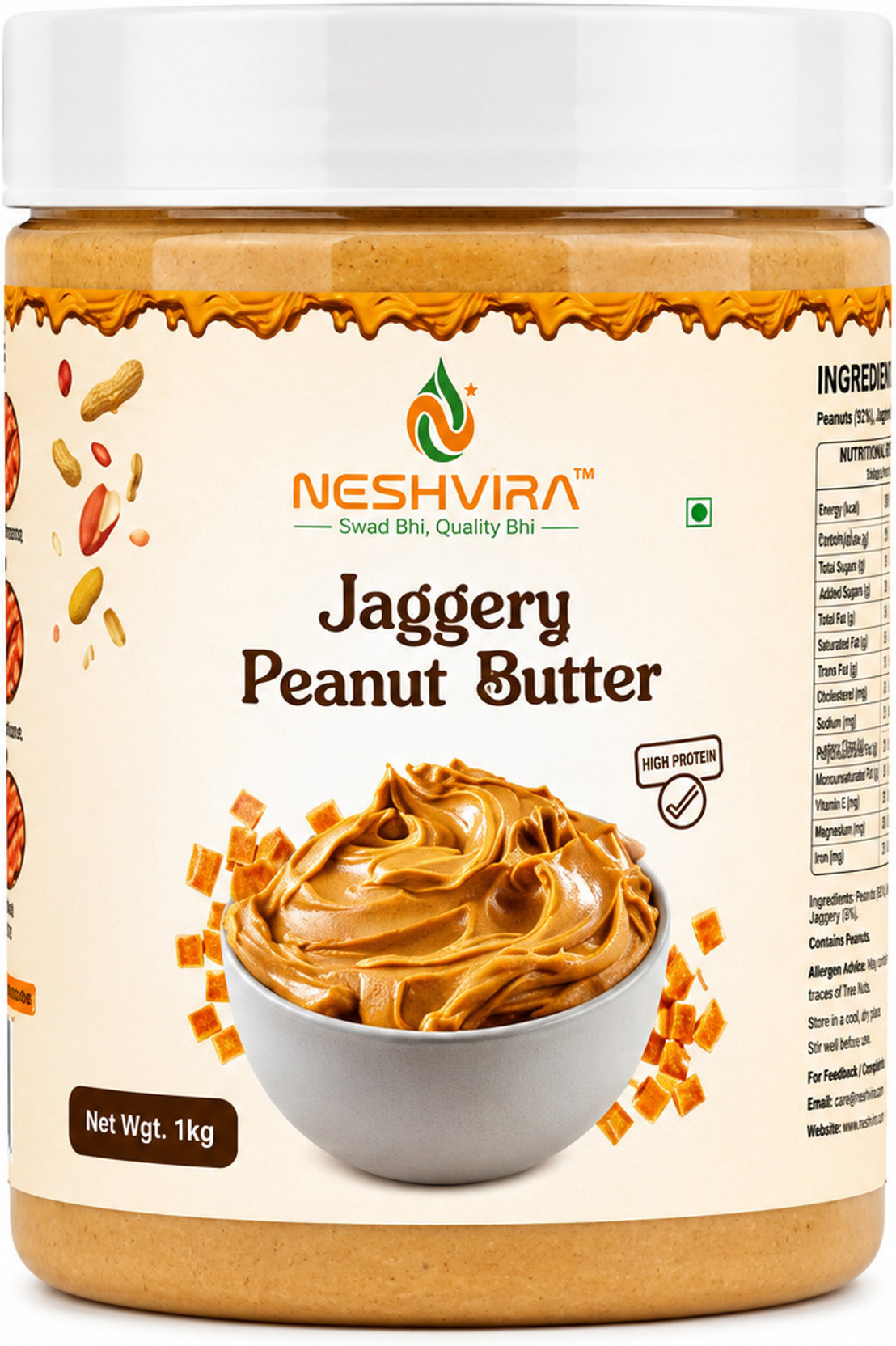 neshvira Jaggery Peanut Butter