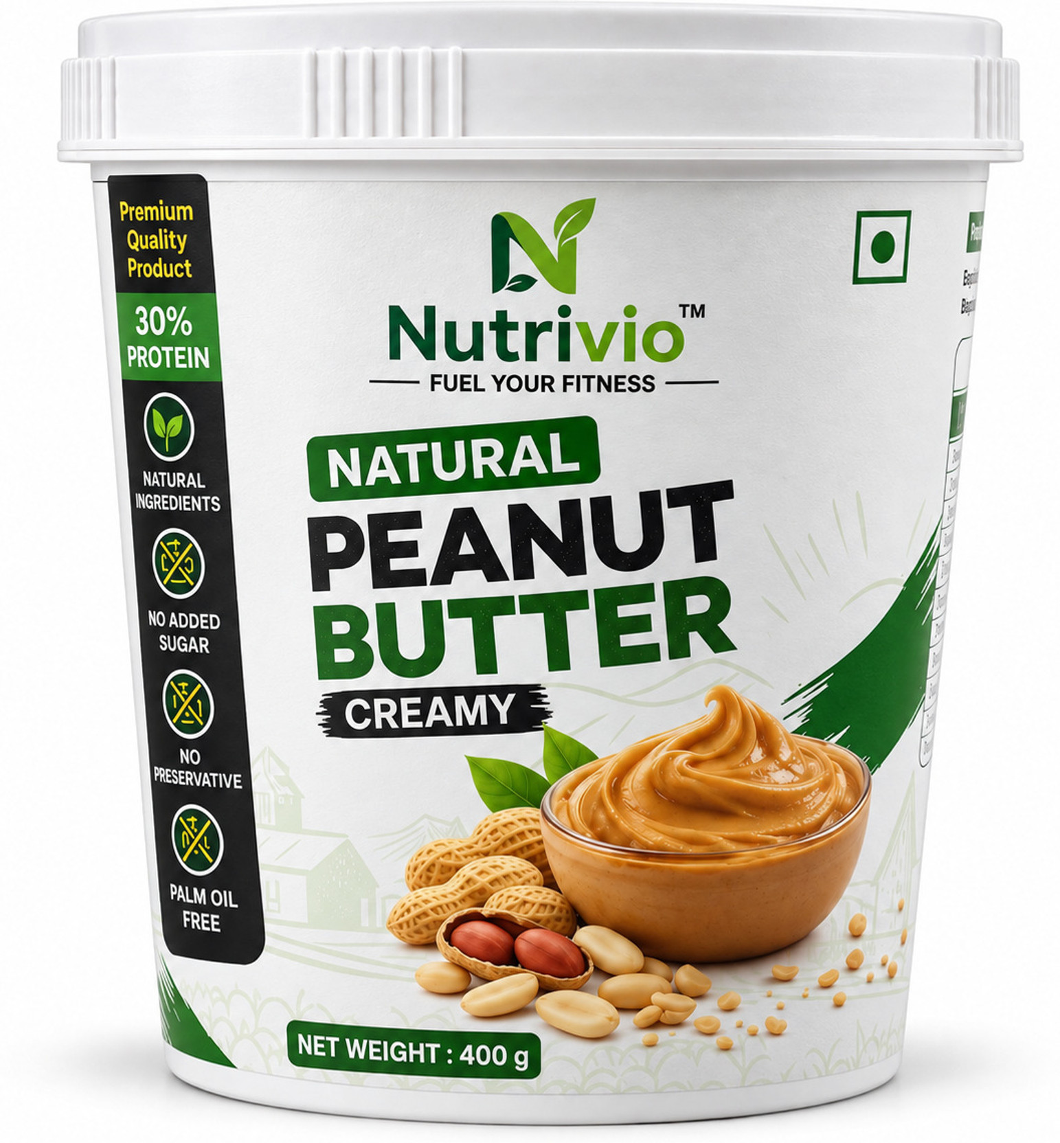 Nutrivio Nutrivio_Natrual_ Creamy_Peanut_Butter