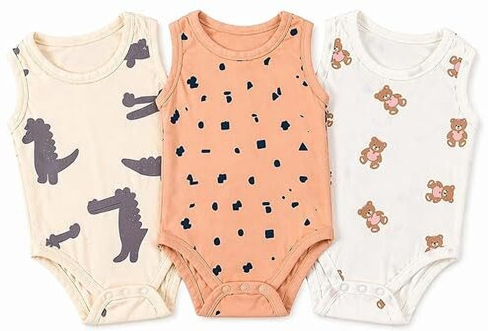 DAADUN Romper For Baby Boys & Baby Girls Printed Pure Cotton
