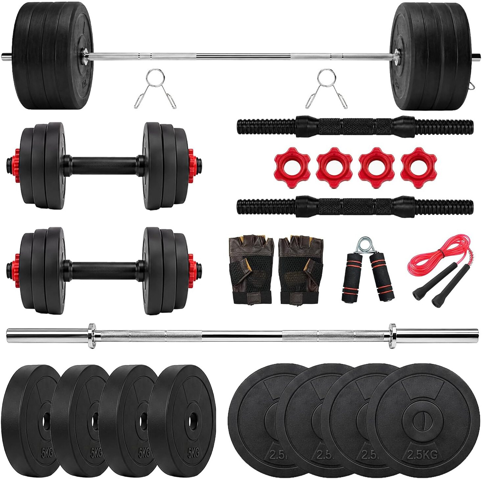 SHIVAM SPORTSS 30kg pvc weight Fitness Accessory Kit Kit