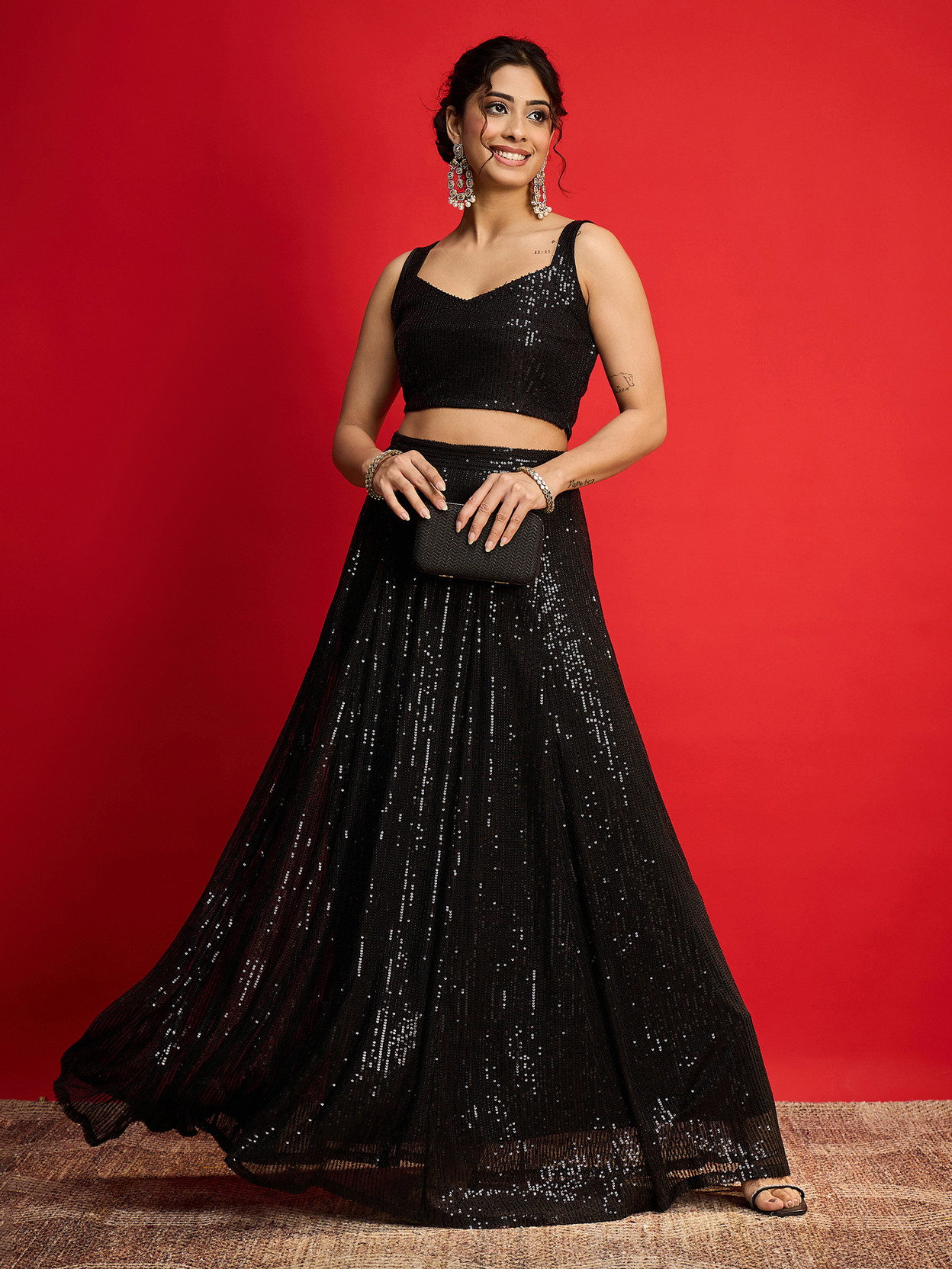 Embellished Stitched Lehenga Choli