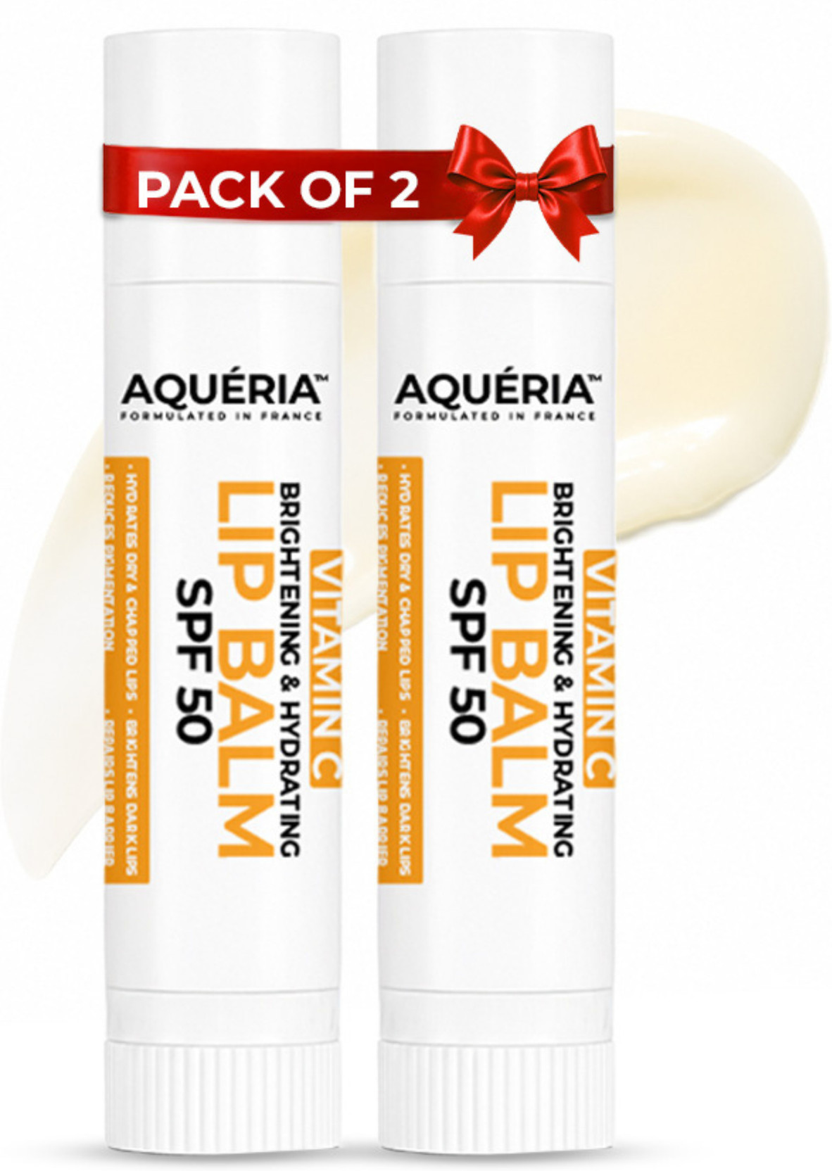 Aqueria Brightening & Hydrating Lip Balm SPF 50 for Dark & Pigmen...more