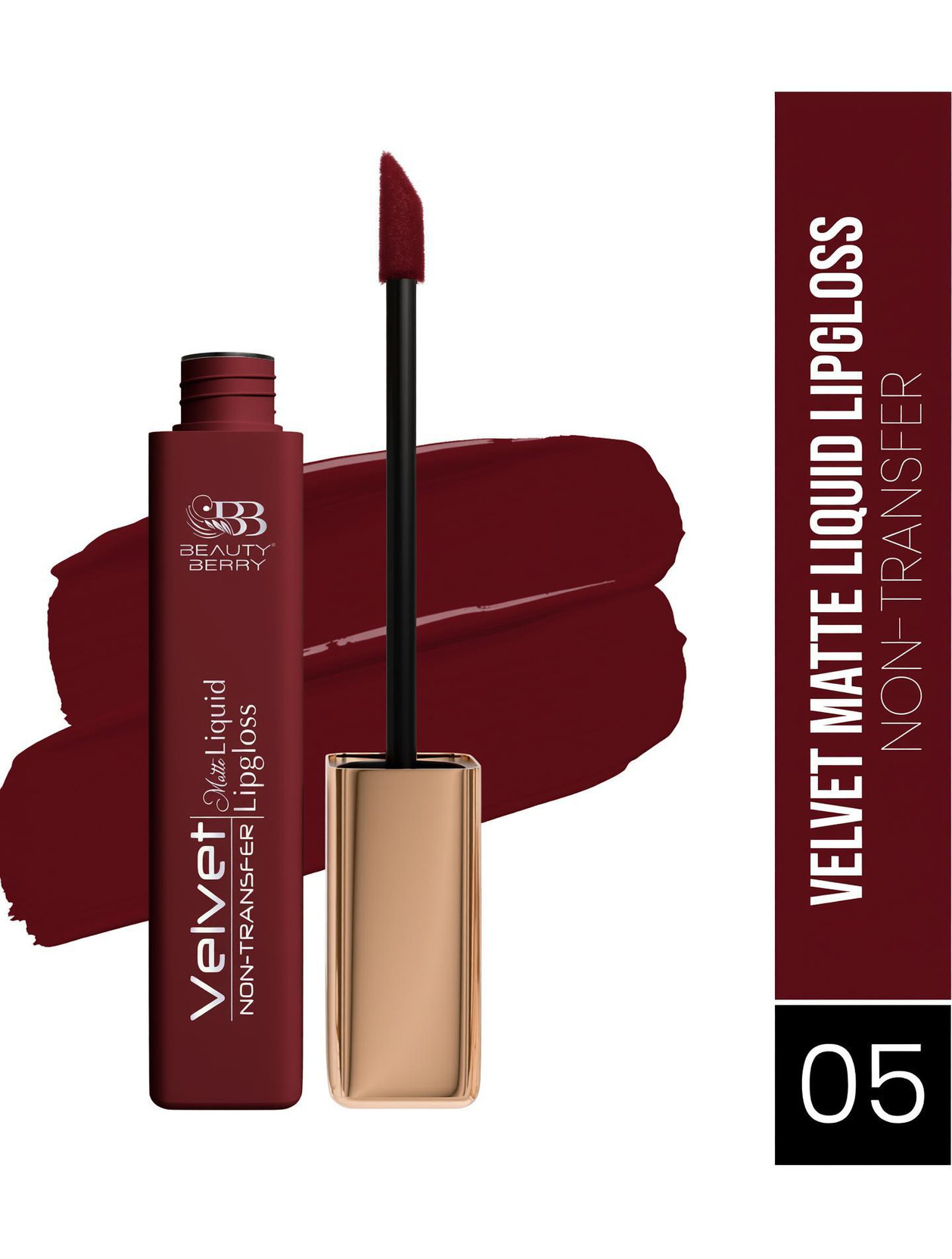 Beauty Berry Velvet Waterproof Long Lasting & Non-Transfer Liquid Lipstick for Women