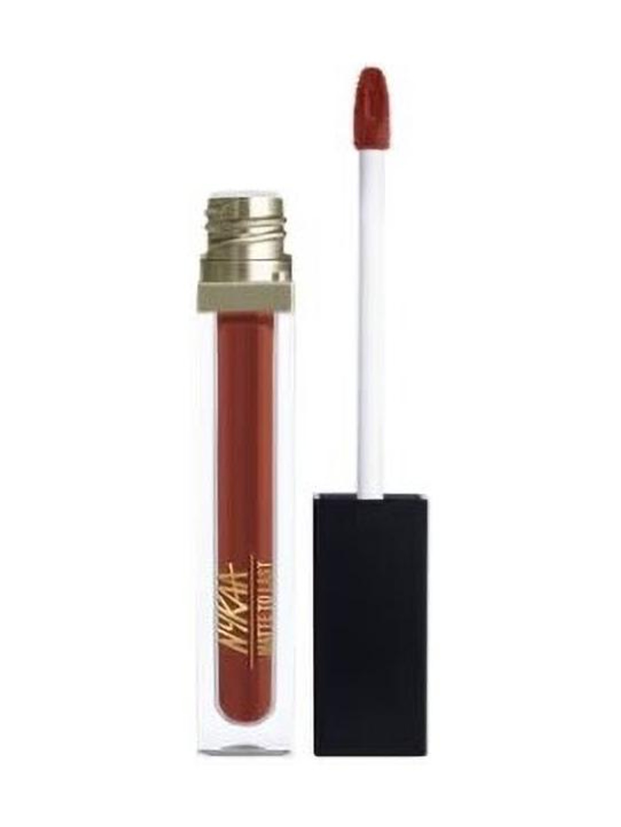 NYKAA Matte To Last Transferproof Liquid Lipstick - Chai -18