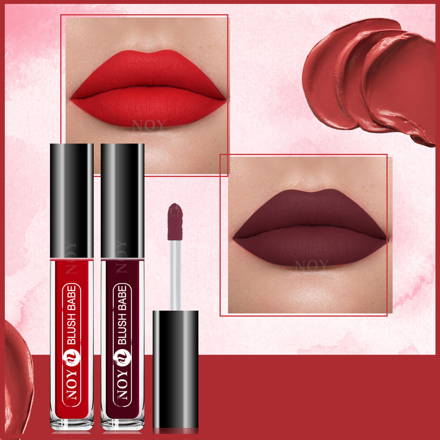 NOY Transfer-Proof Captivation Matte Liquid Lipstick-Waterproof-Non-Transfer #YN129