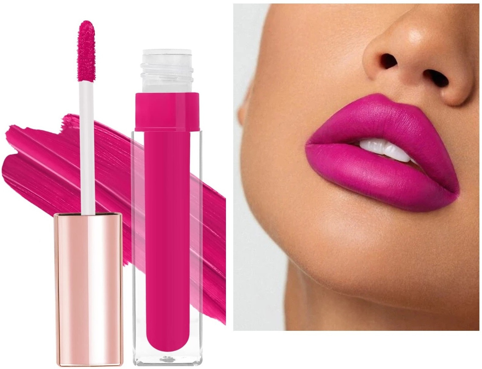 tanvi27 PINK MATTE FINISH NON TRANSFER LIQUID LIPSTICK