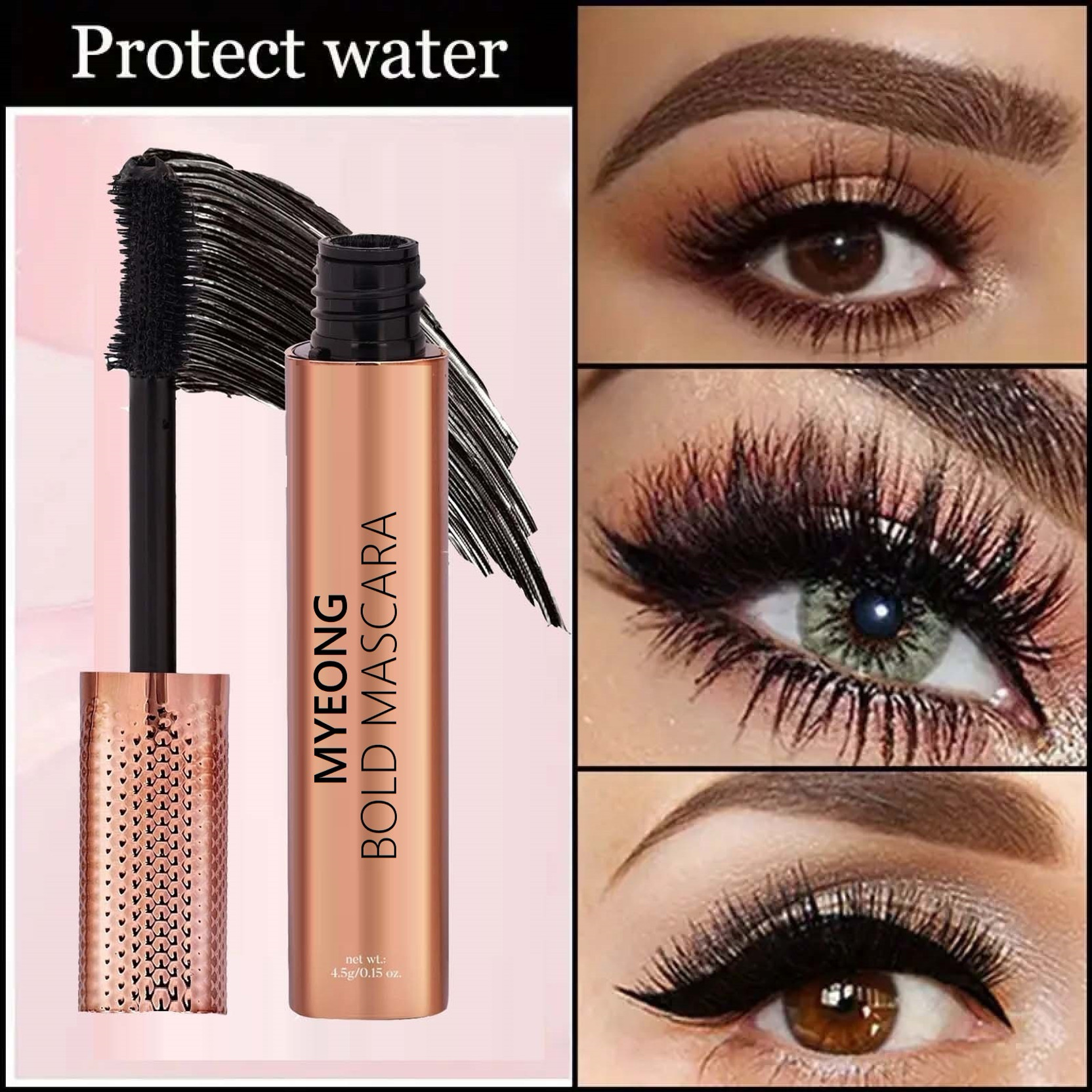 MYEONG Long Lasting Volumizing & Lengthening No-Clumping Mascara 4.5 g