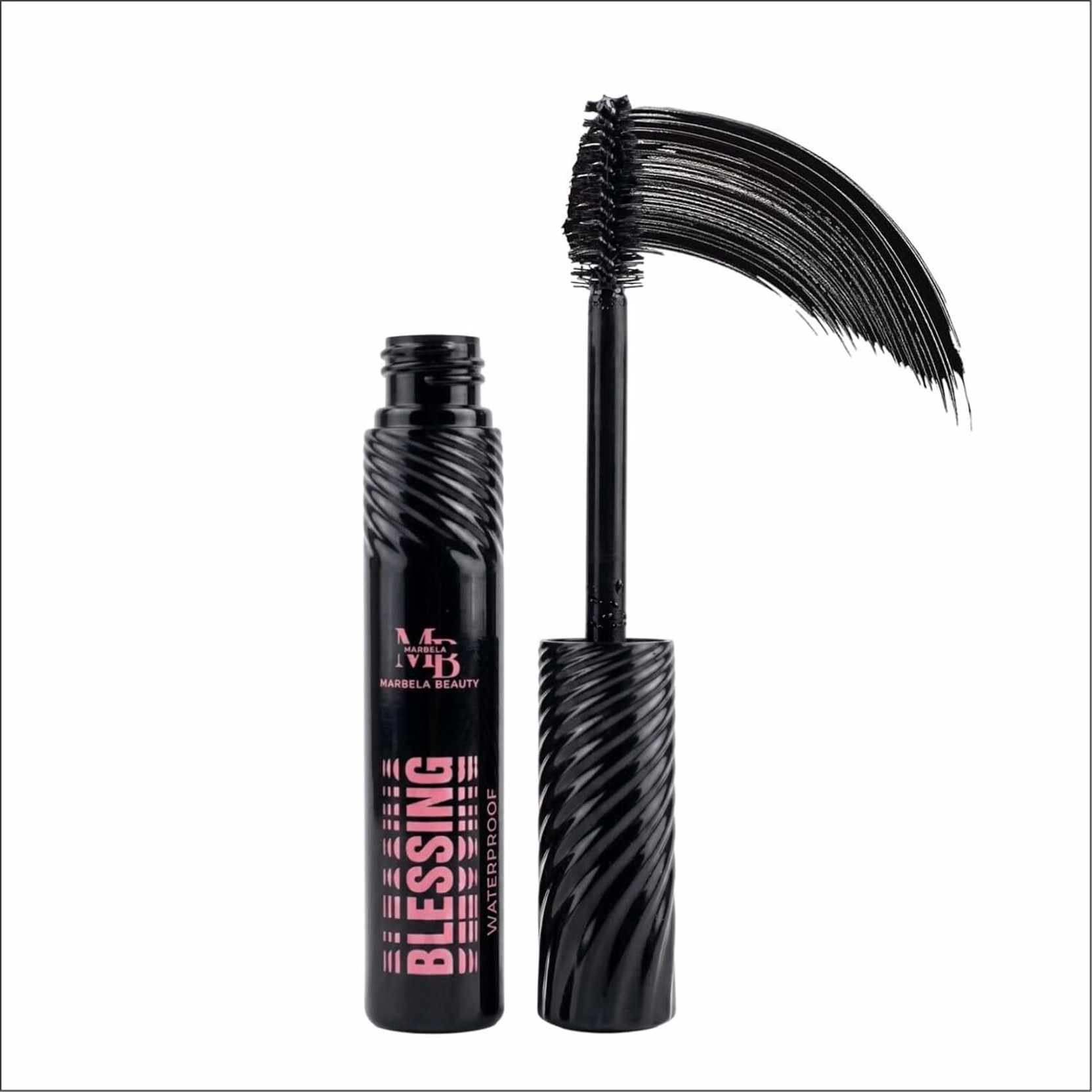 Marbela Beauty Waterproof Mascara -Volumizing & Long Lasting for Thick & Fuller Lashes 9 ml