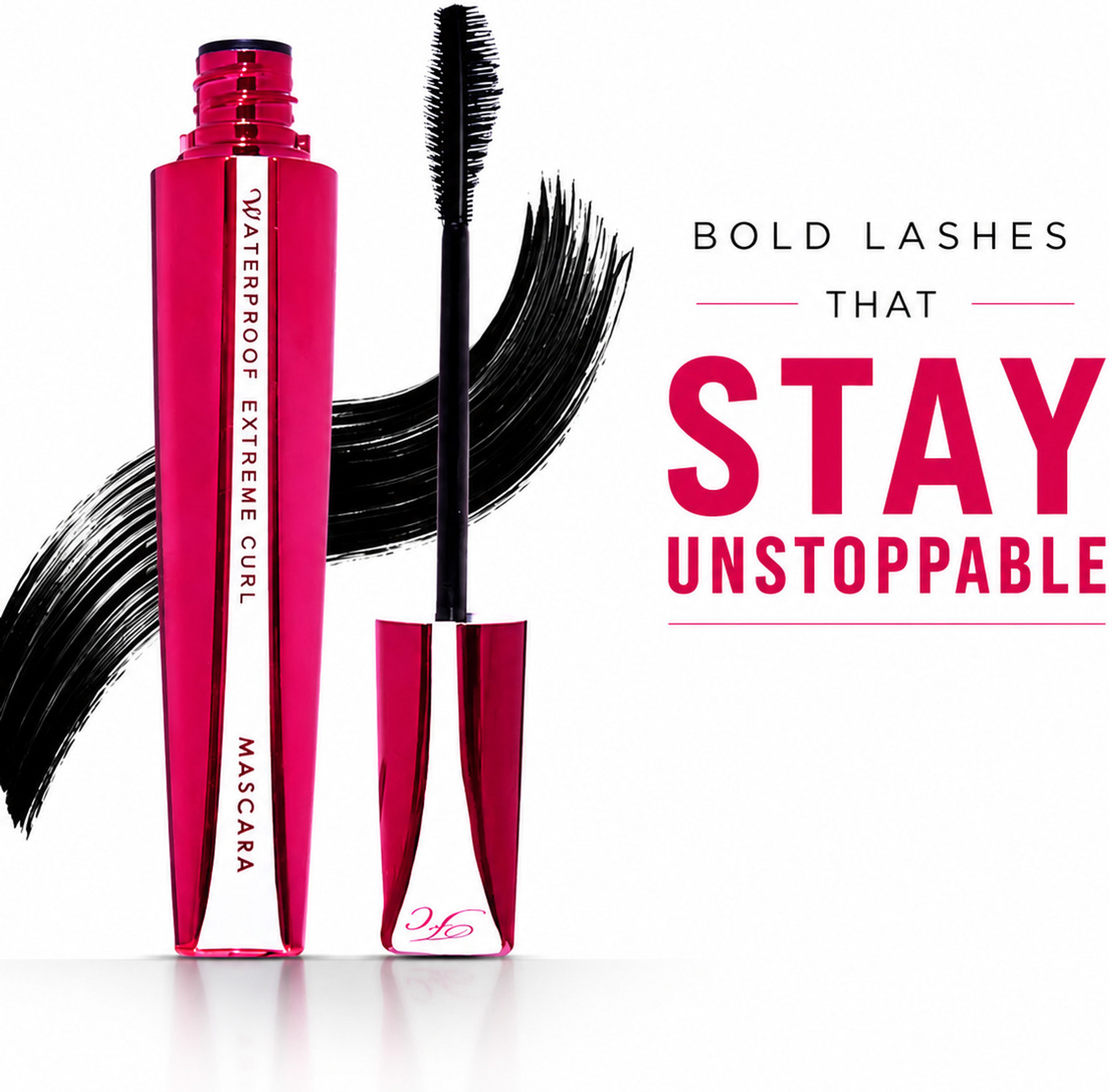 FASHION COLOUR Waterproof Long Lashes Mascara, Double Effect 8 ml
