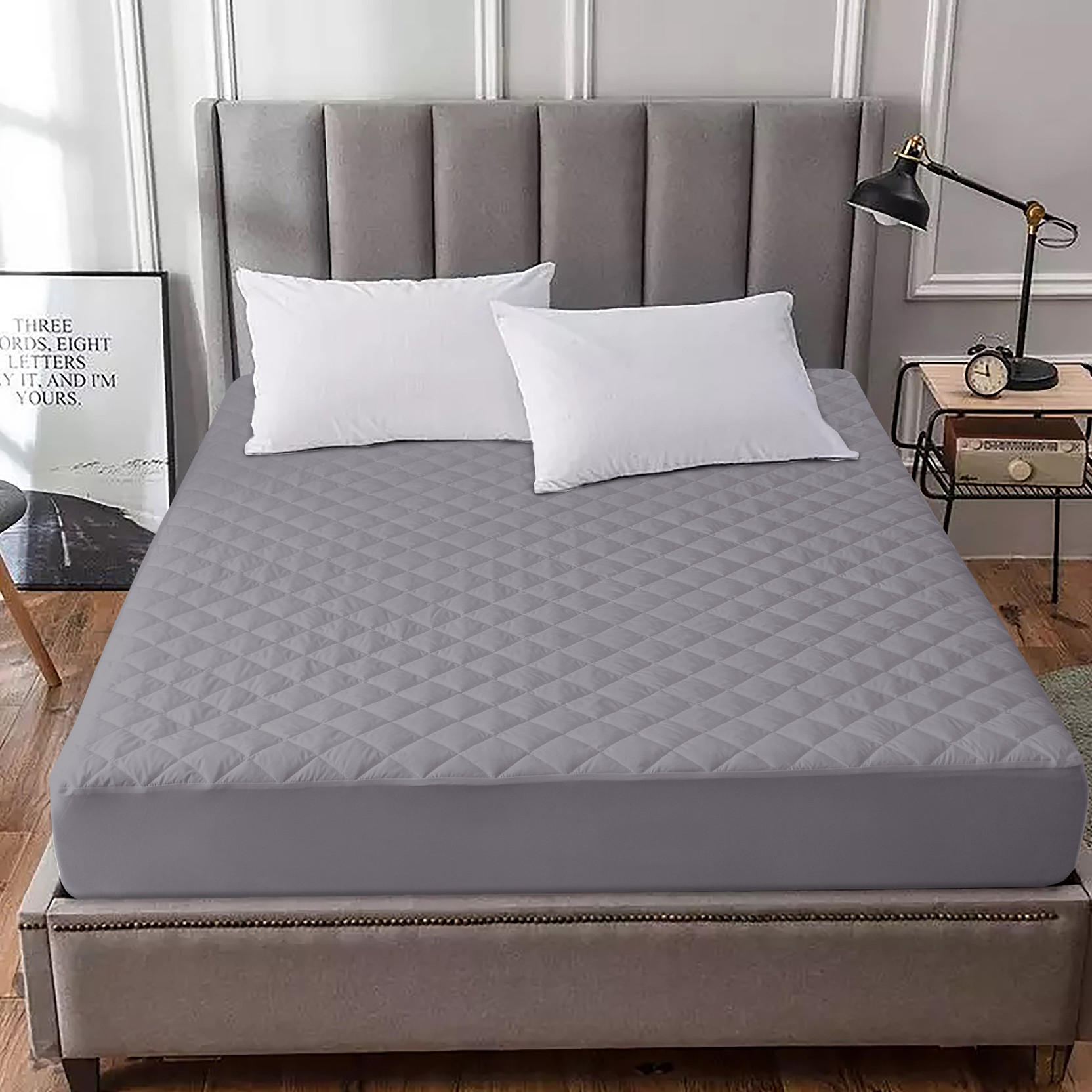 Dream Care King Size Fitted Cotton Breathable, Stretchable, Waterproof Mattress Cover