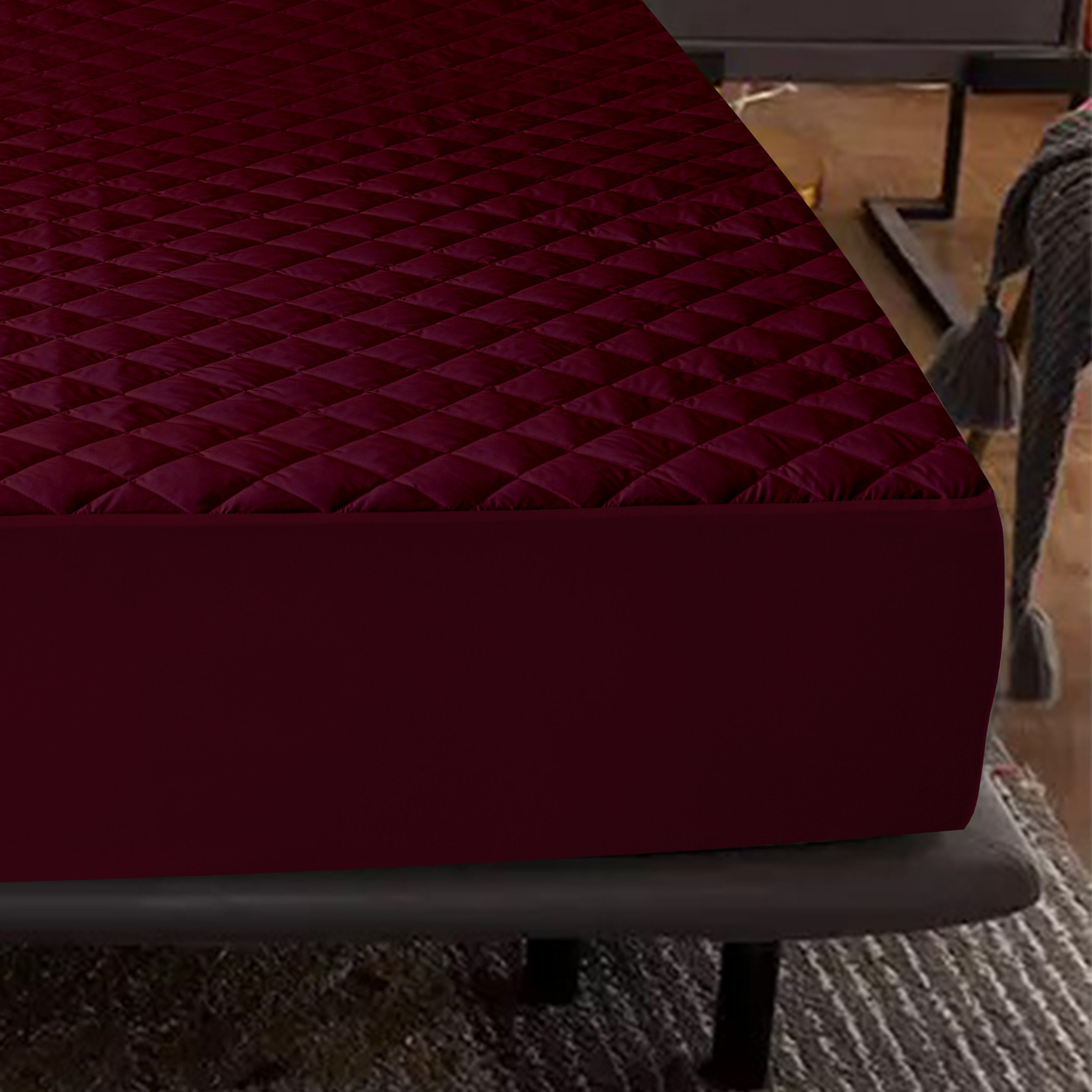 Dream Care King Size Fitted Cotton Breathable, Stretchable, Waterproof Mattress Cover