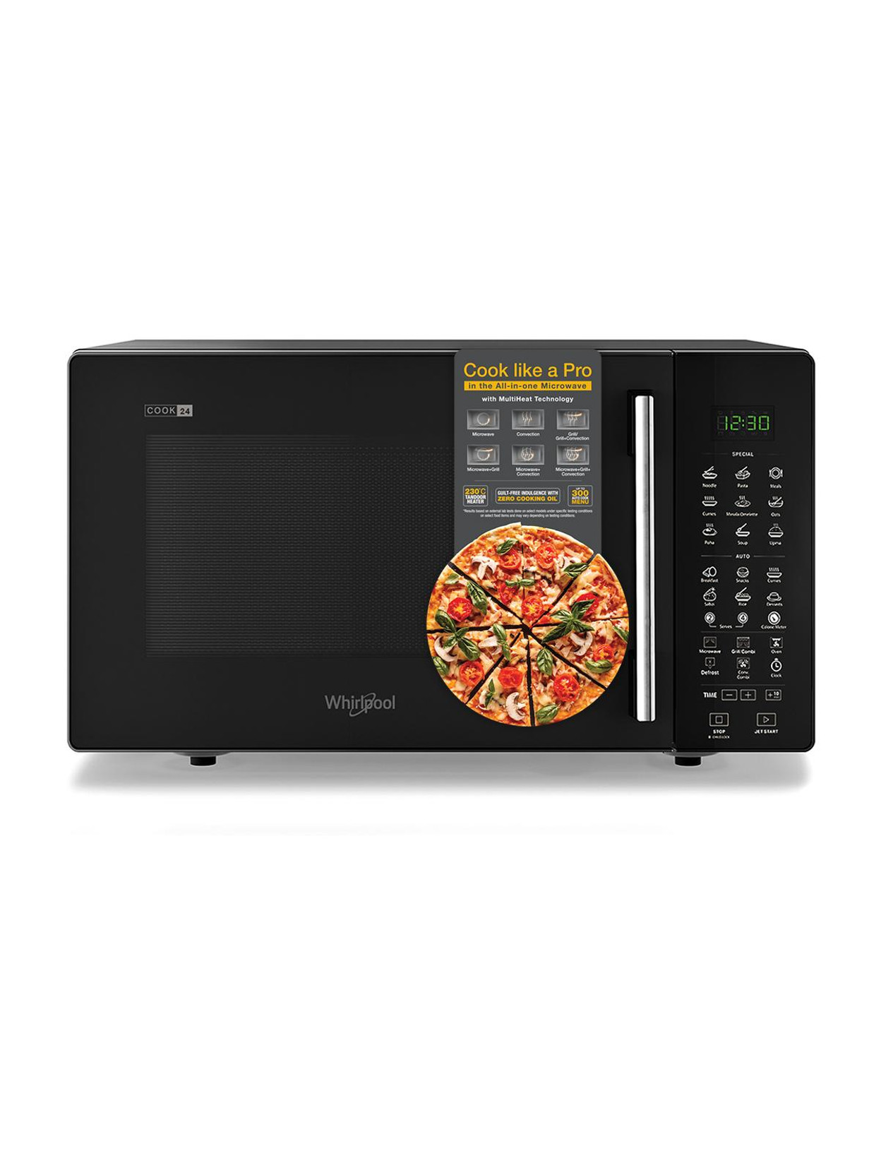 Whirlpool 24 L Smart fry with Zero Oil,130 Auto Cook Menus with Instant 1-Touch Menu, Quick Defrost, S...