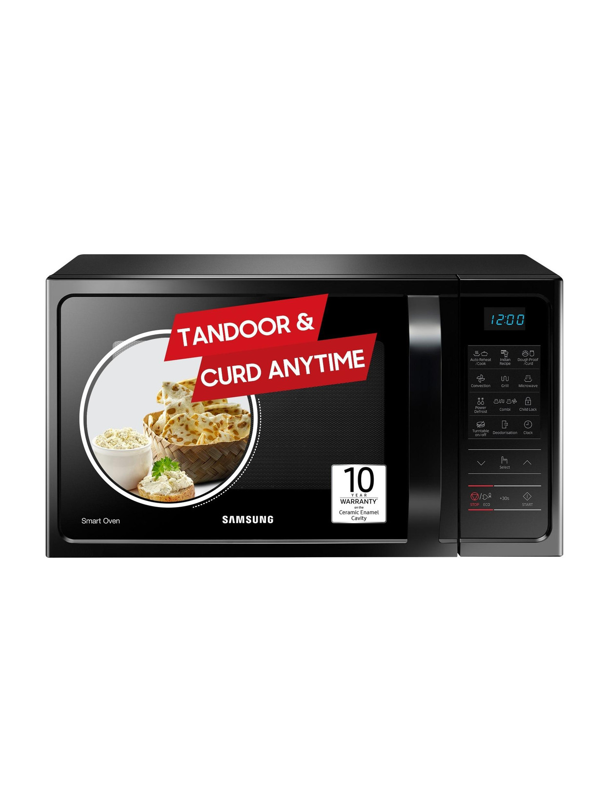 Samsung 28 L Curd Making, Pre heat, Eco Mode, Power Defrost, Auto Cook Convection Microwave Oven