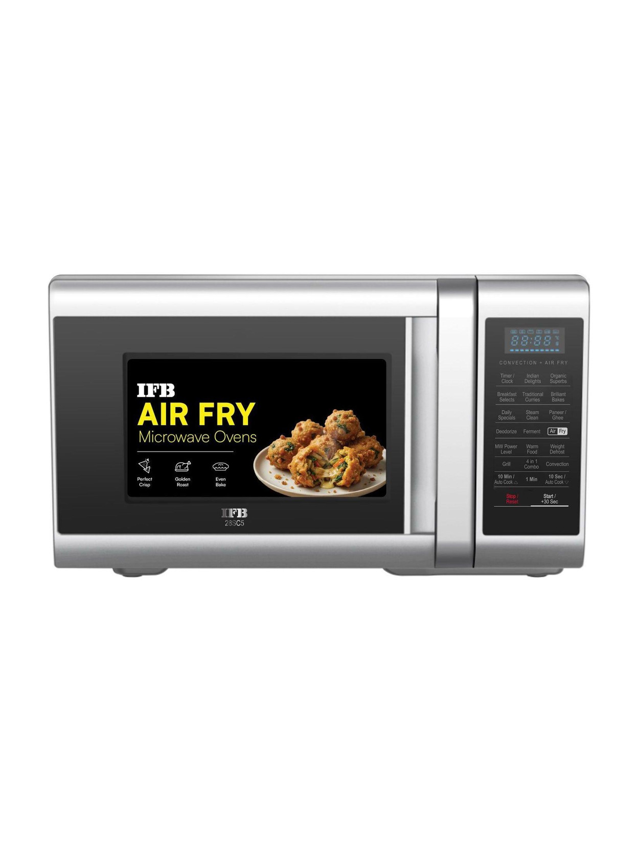 IFB 28 L All in One Air Fry, Bake, Grill, Roast, Auto Defrost, 300 Auto Cook Menus, Ghee Mode, Combi C...