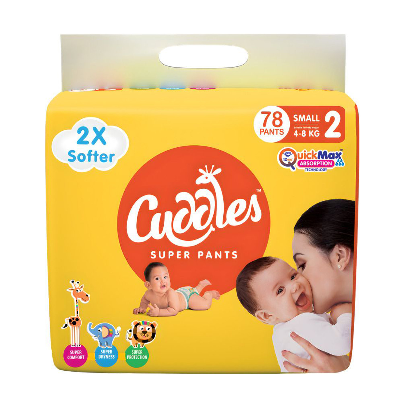 Cuddles - Super Pants 2X Softer Super Dry with Max Absorption Pan...more