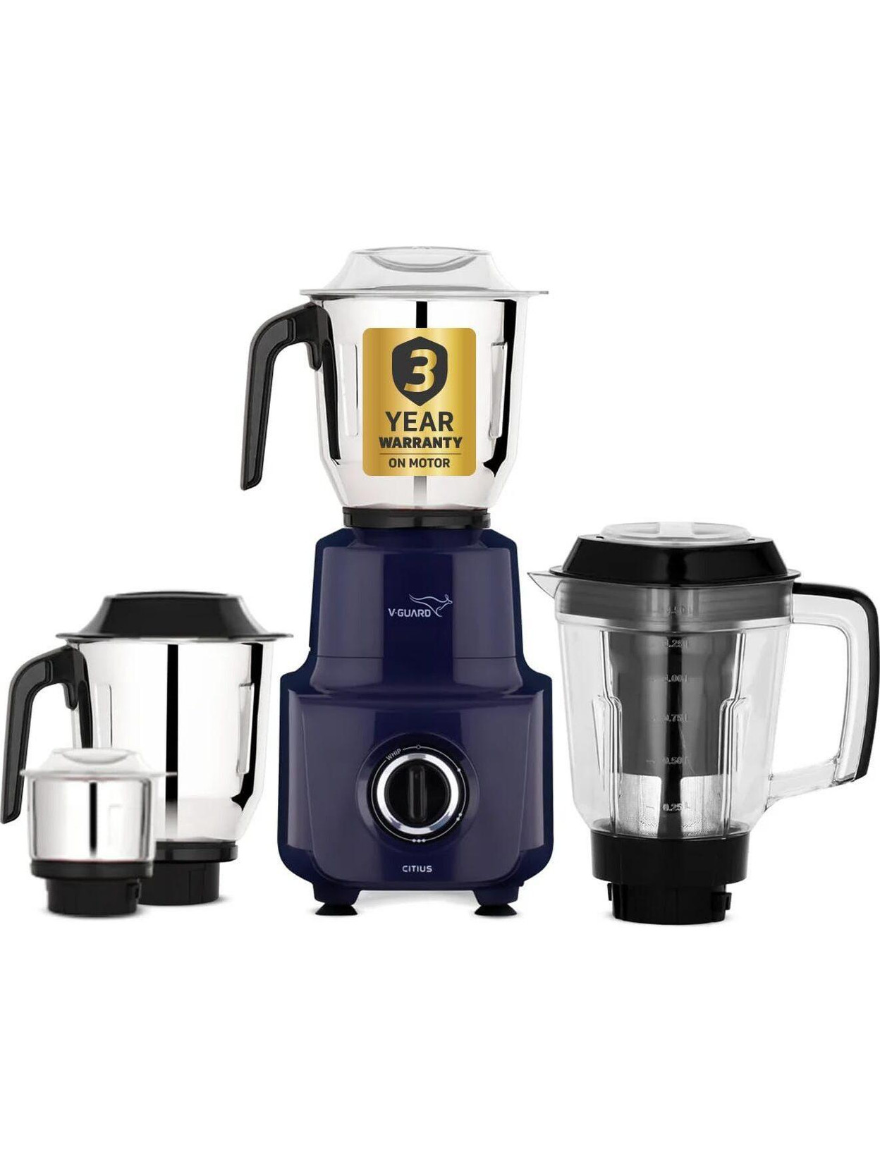 V-Guard Citius 750 W Juicer Mixer Grinder