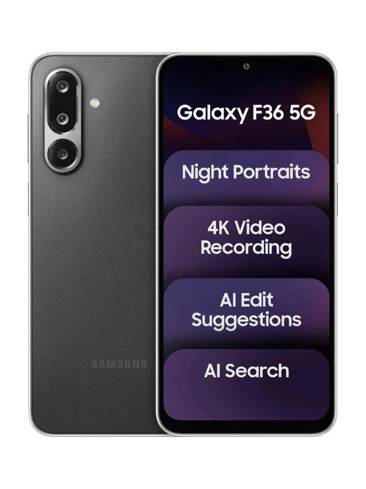 Samsung Galaxy F36 5G (Black, 128 GB)