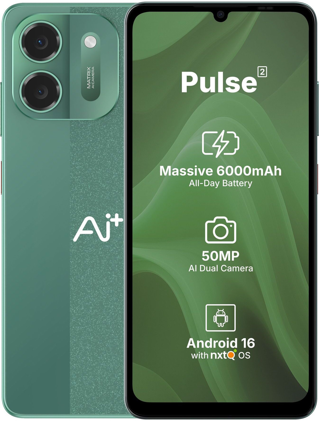 Ai+ Pulse 2 (Green, 128 GB)