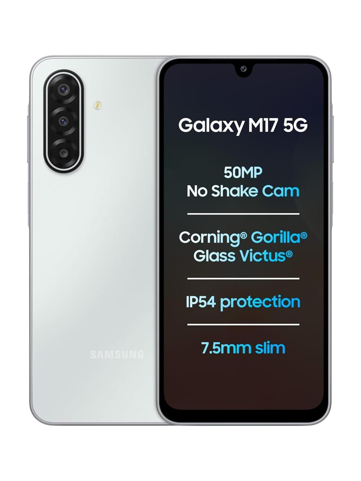 Samsung Galaxy M17 5G (Moonlight Silver, 128 GB)