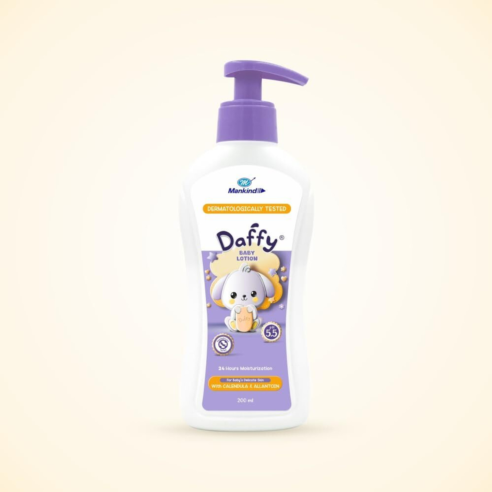 Daffy Baby Lotion | With Calendula & Allantonin | Paediatrician Tested | with pH 5.5
