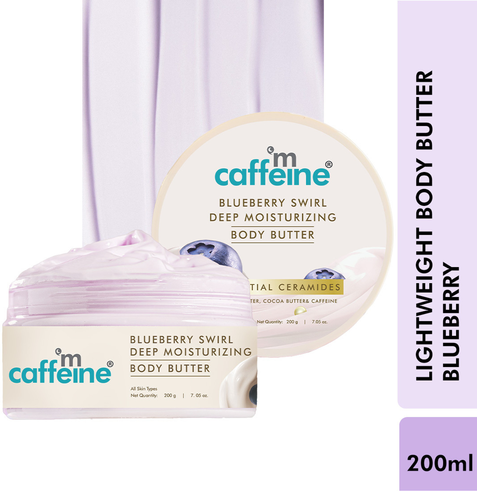 mCaffeine Blueberry Swirl Deep Moisturizing Body Butter