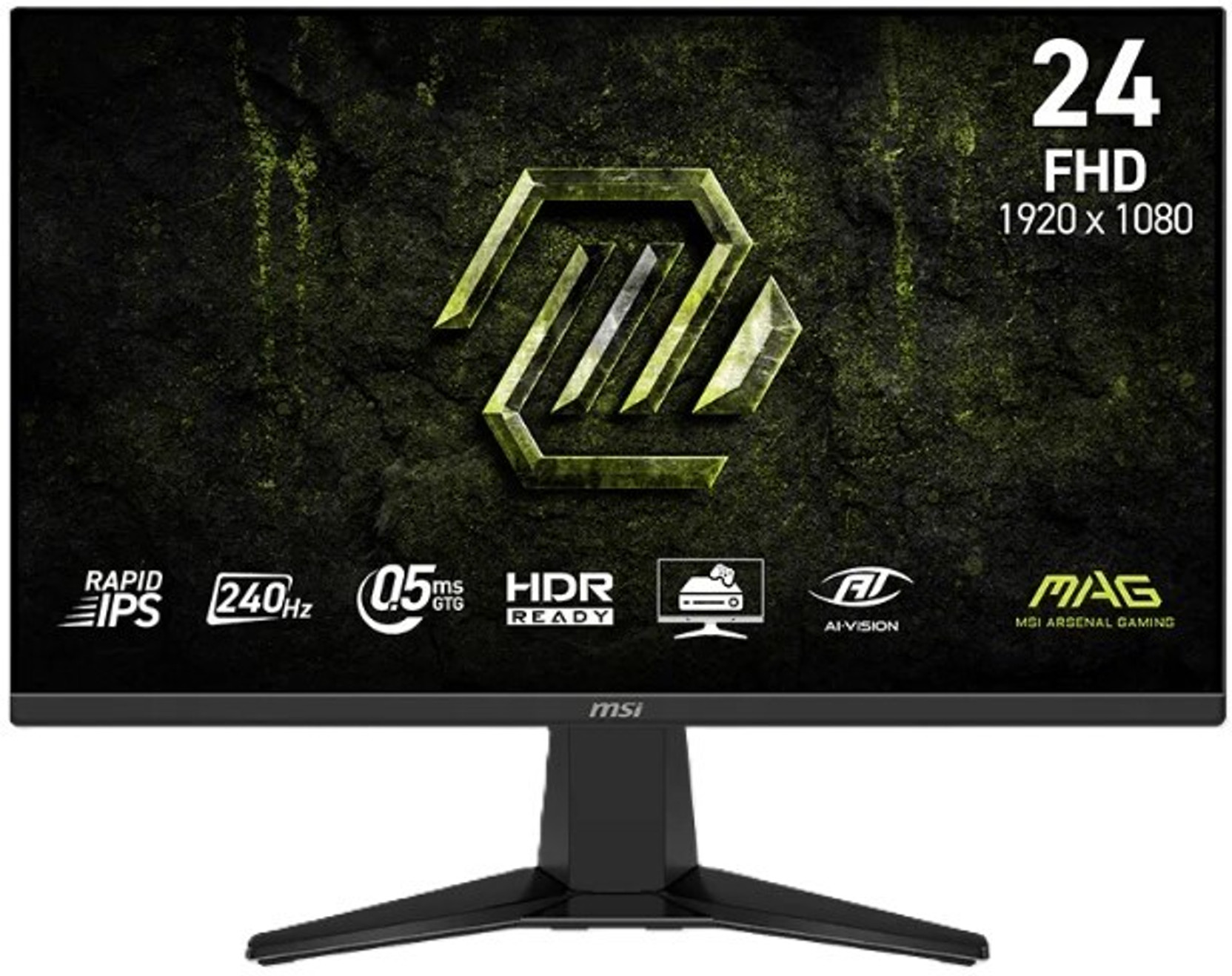 MSI MAG series 60.96 cm (24 inch) Full HD LED Backlit IPS Panel Gaming Monitor (MAG 245F X24)