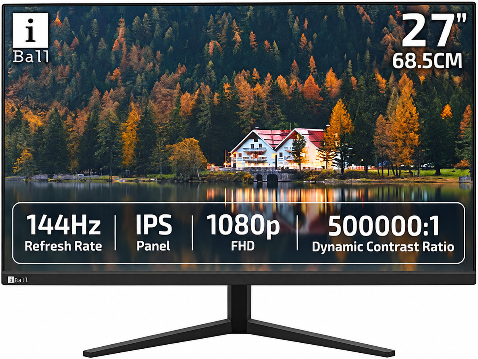 iBall Pixelent 68.58 cm (27 inch) Full HD LED Backlit IPS Panel Gaming Monitor (Pixelent 271 (Bird i270) LED Monitor)