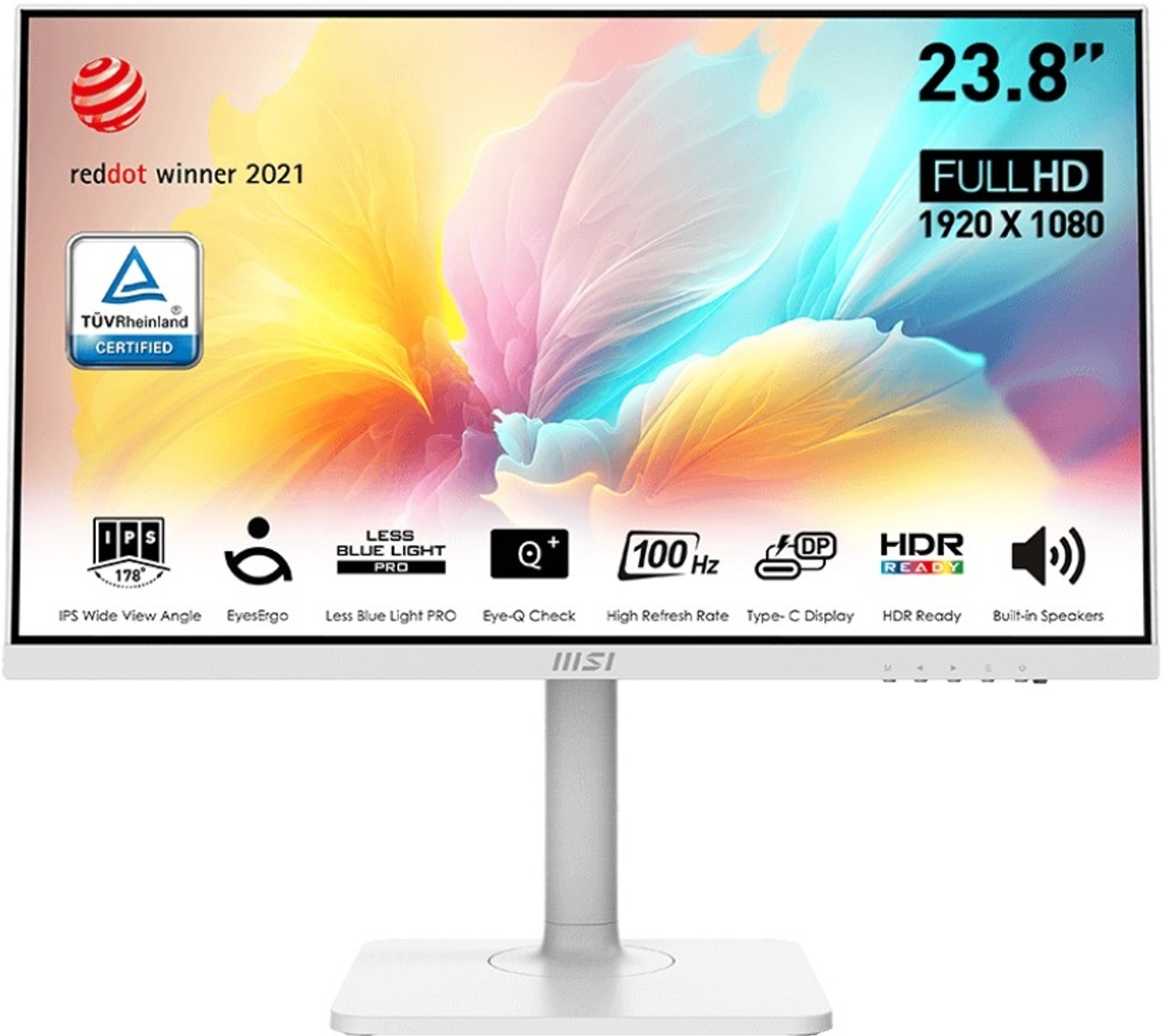 MSI 60.96 cm (24 inch) Full HD IPS Panel with Anti-Flicker Techno...more