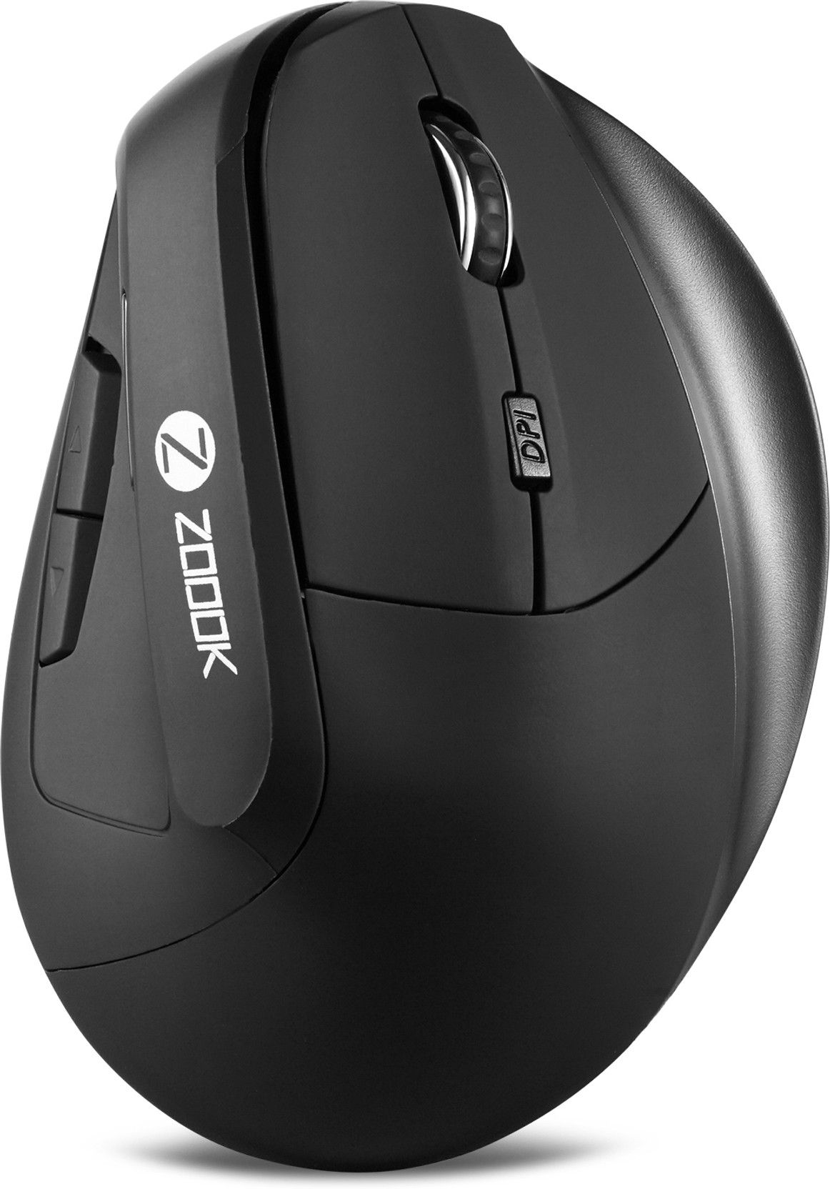 Zoook Infinite Vertical Mouse,6 Buttons,Ergonomic High Precision Sensor,Auto Turn Off Ambidextrous Optical Mouse