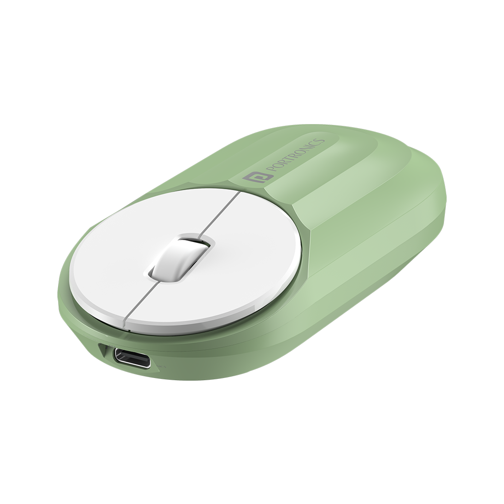 Portronics Toad 6 Ambidextrous Optical Mouse with 1200 DPI, Silent Click Switches, Multi-Device Pairing, Type-C Rechargeable Battery