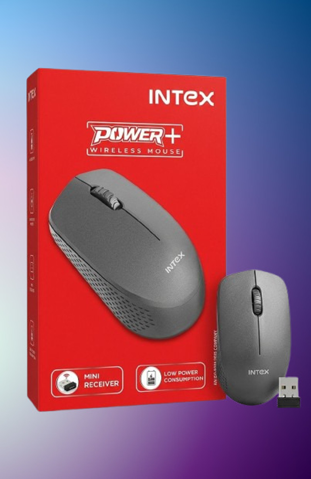 Intex Wireless, Mouse | Ergonomic 2.4GHz Cordless Optical Mouse with USB Nano Receiver Wireless Ergonomic Touch Mouse With Bluetooth