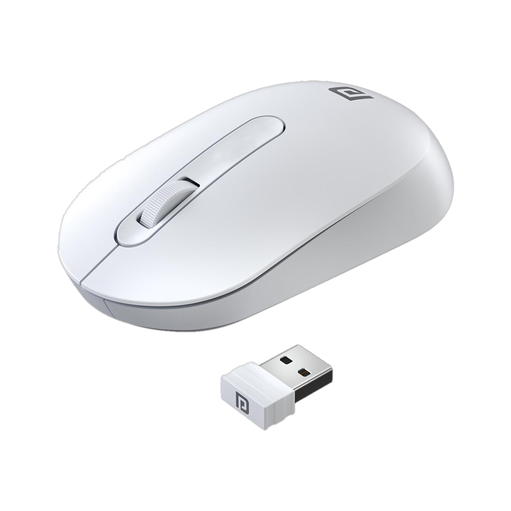 Portronics Toad 13 Ambidextrous Optical Mouse with 1200 DPI, 3 Million Click Button Life, Auto Power Saving, Runs on Single AA Battery