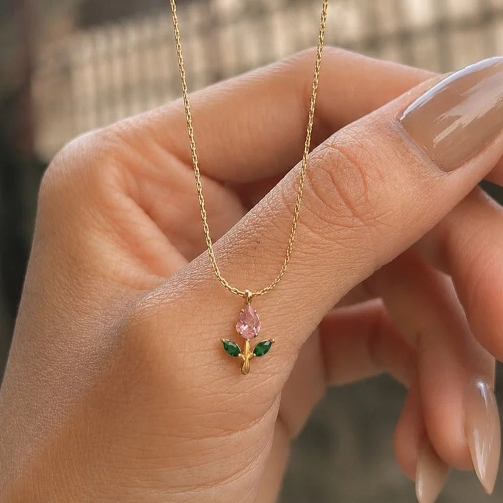 Anti Tarnish Stainless Steel Gold Nacklace Gold-plated Plated Stainless Steel Necklace