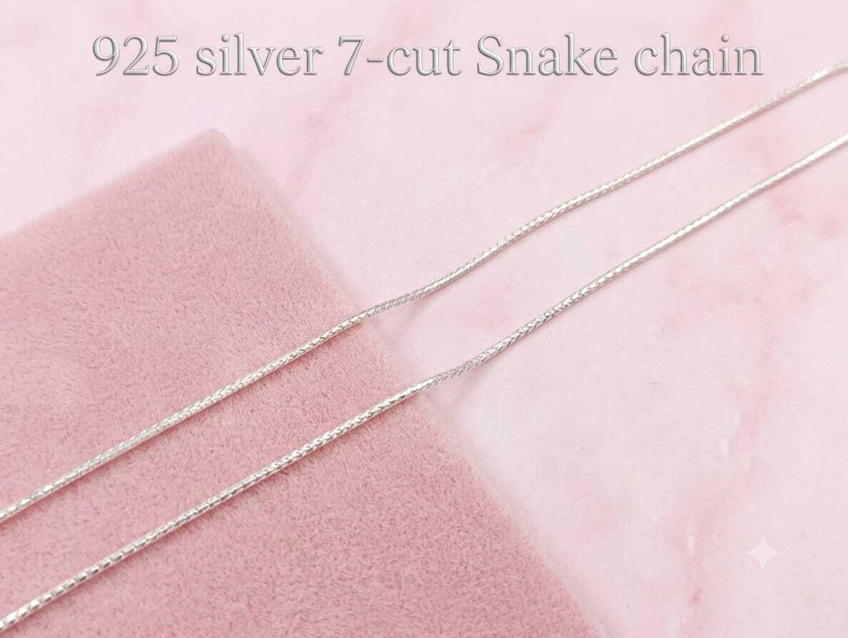 Sterling Silver Plated Sterling Silver Chain