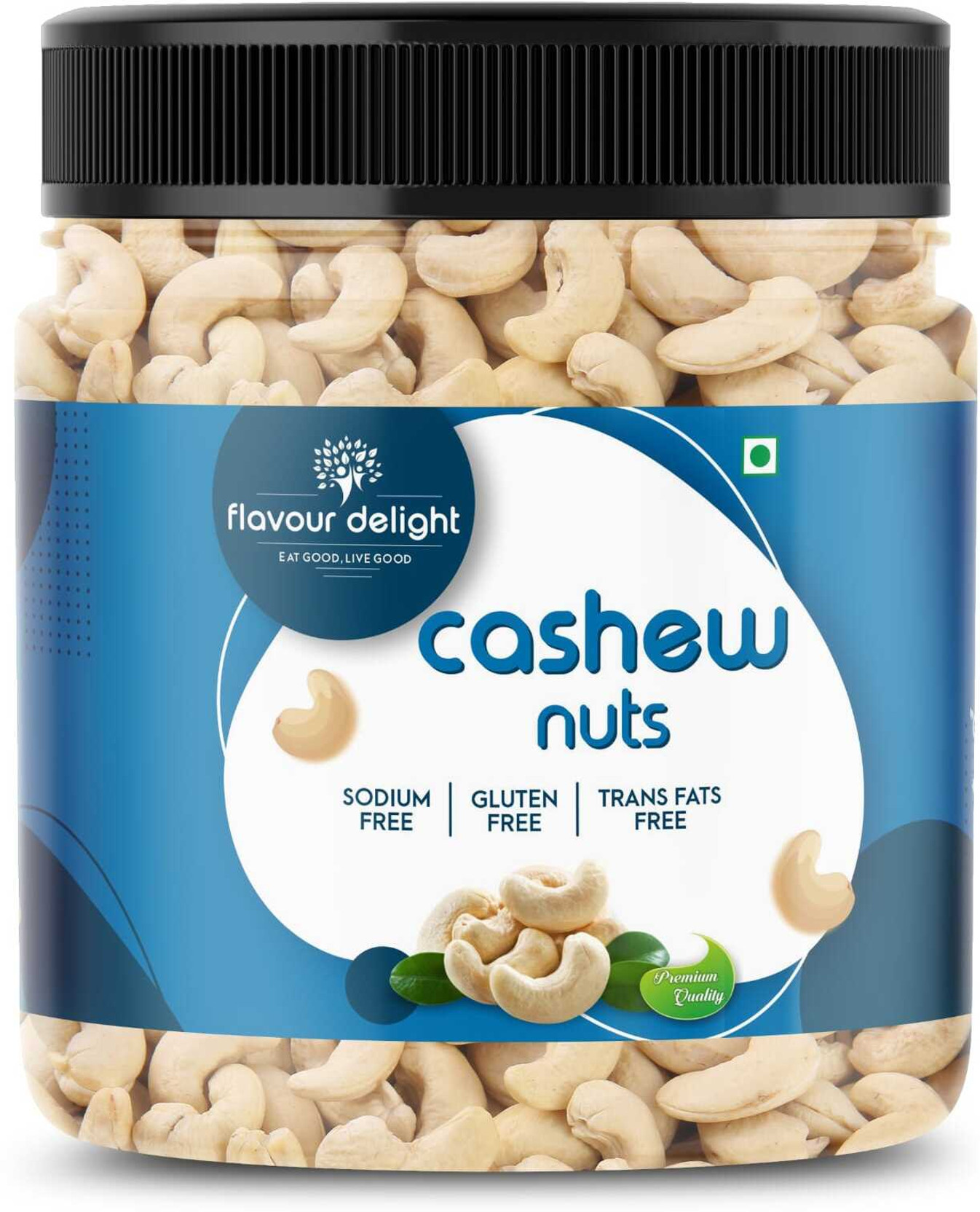 Flavour Delight Cashew Nuts (Kaju) | Healthy, Fresh & Crunchy | Natural Snack | Protein Snack Cashews