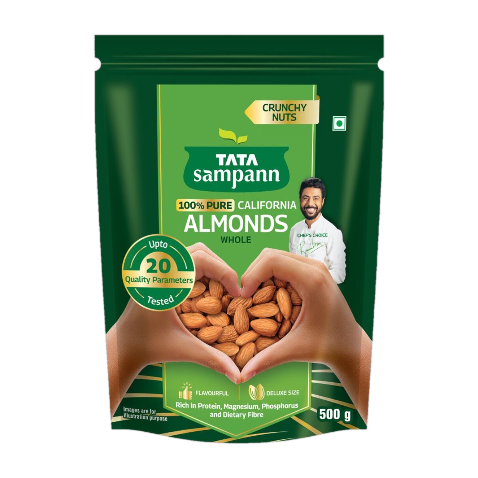 Tata Sampann Premium Quality Badam Giri / Almonds
