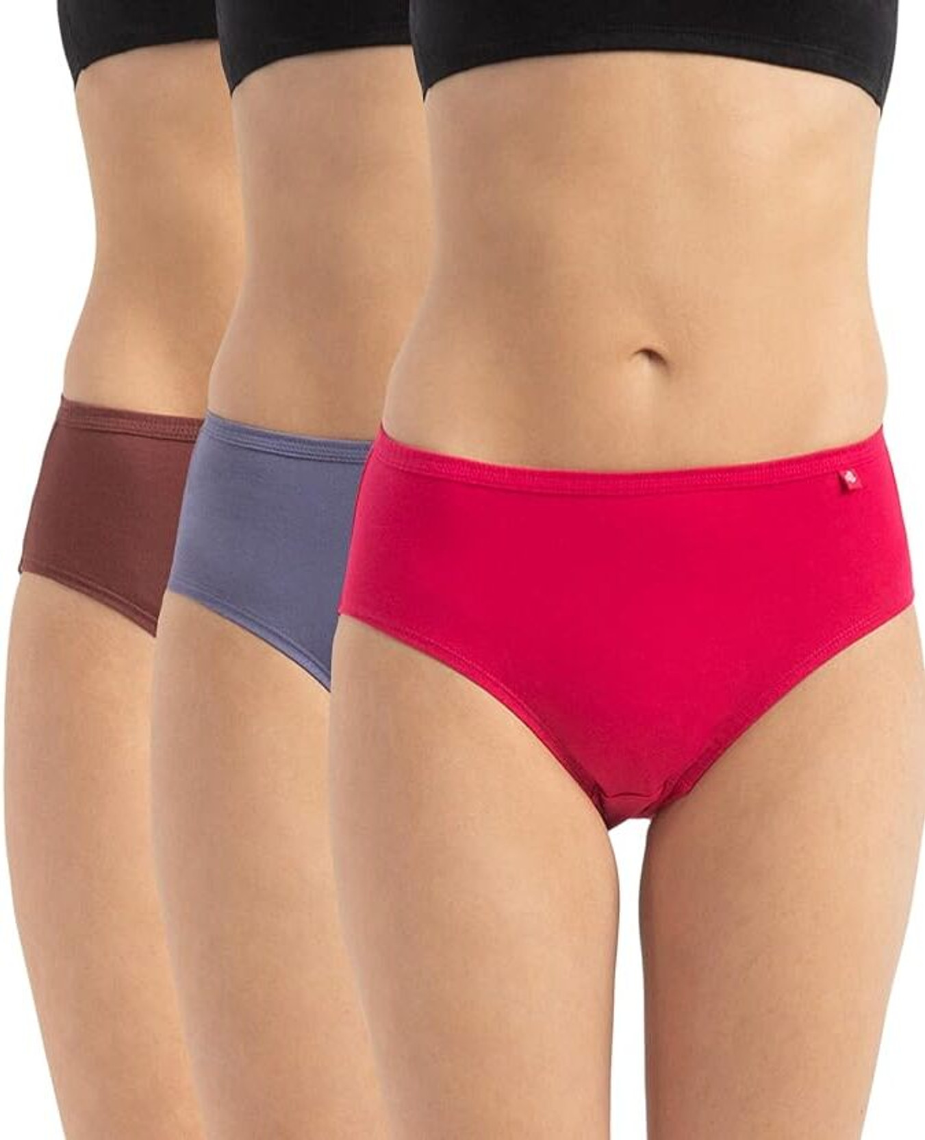 Pack of 3 Women Hipster Multicolor Panty