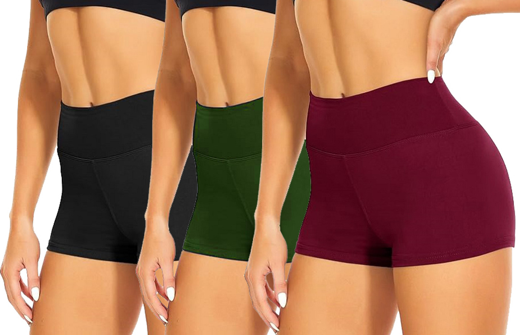 Pack of 3 Women Boy Short Multicolor Panty