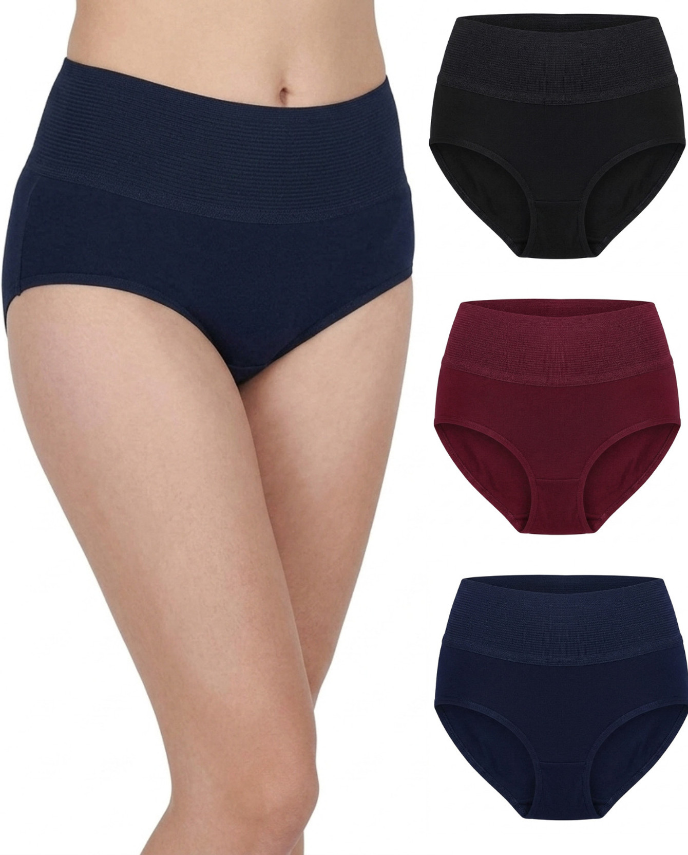Pack of 3 Women Hipster Multicolor Panty