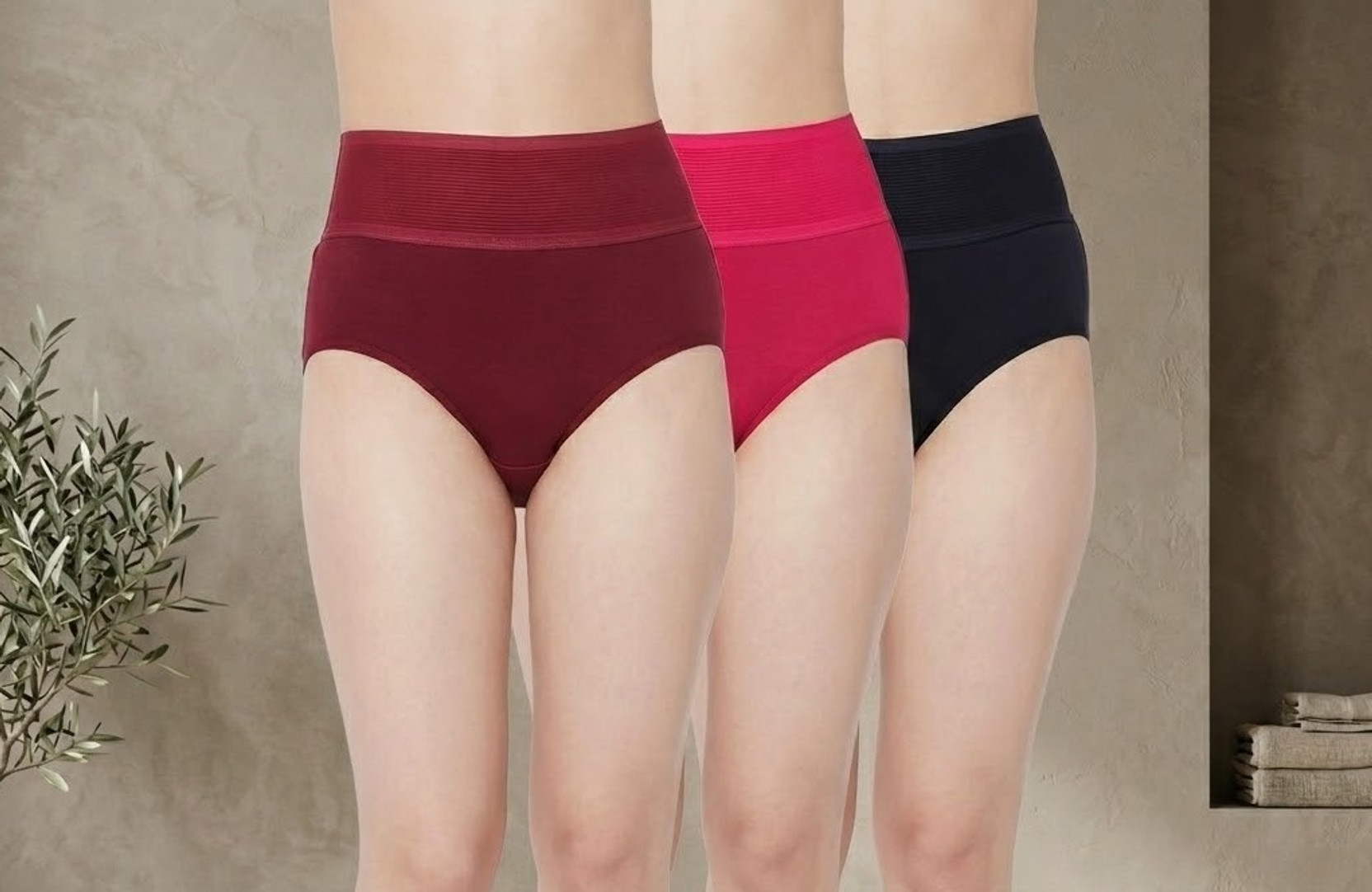 Pack of 3 Women Hipster Multicolor Panty